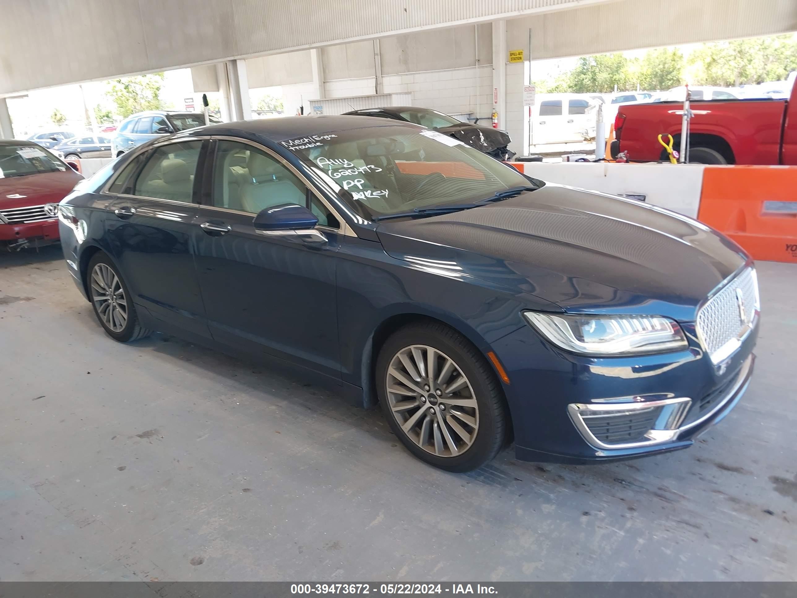 LINCOLN MKZ 2017 3ln6l5a93hr620473