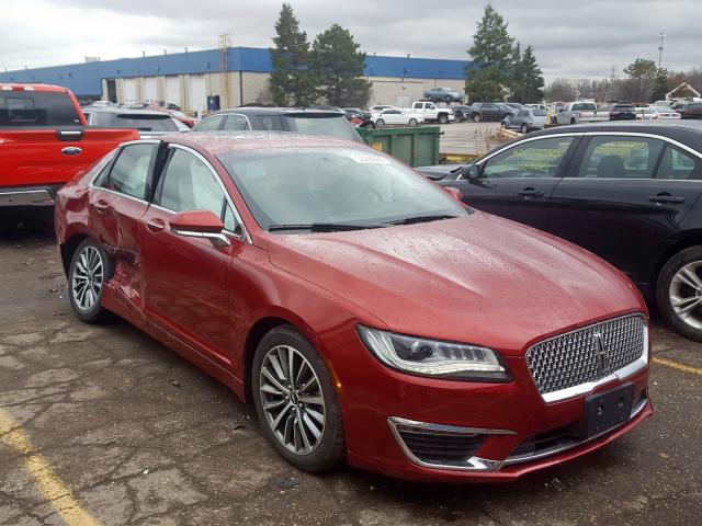 LINCOLN MKZ SELECT 2017 3ln6l5c94hr619796