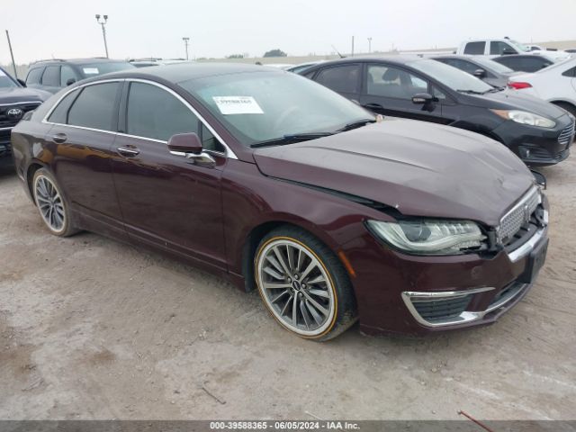 LINCOLN MKZ SELECT 2017 3ln6l5c94hr629762