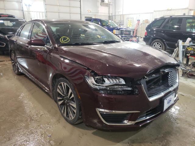 LINCOLN MKZ SELECT 2017 3ln6l5c95hr614042