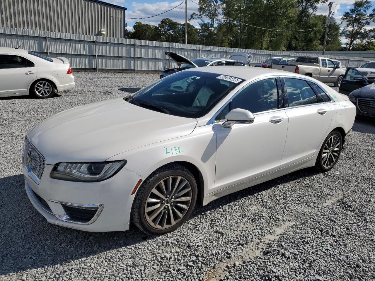 LINCOLN MKZ 2017 3ln6l5c9xhr664726