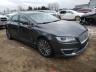 LINCOLN MKZ SELECT 2017 3ln6l5d93hr614605