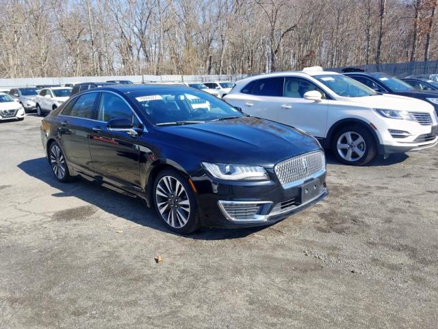 LINCOLN MKZ SELECT 2018 3ln6l5d9xjr614073