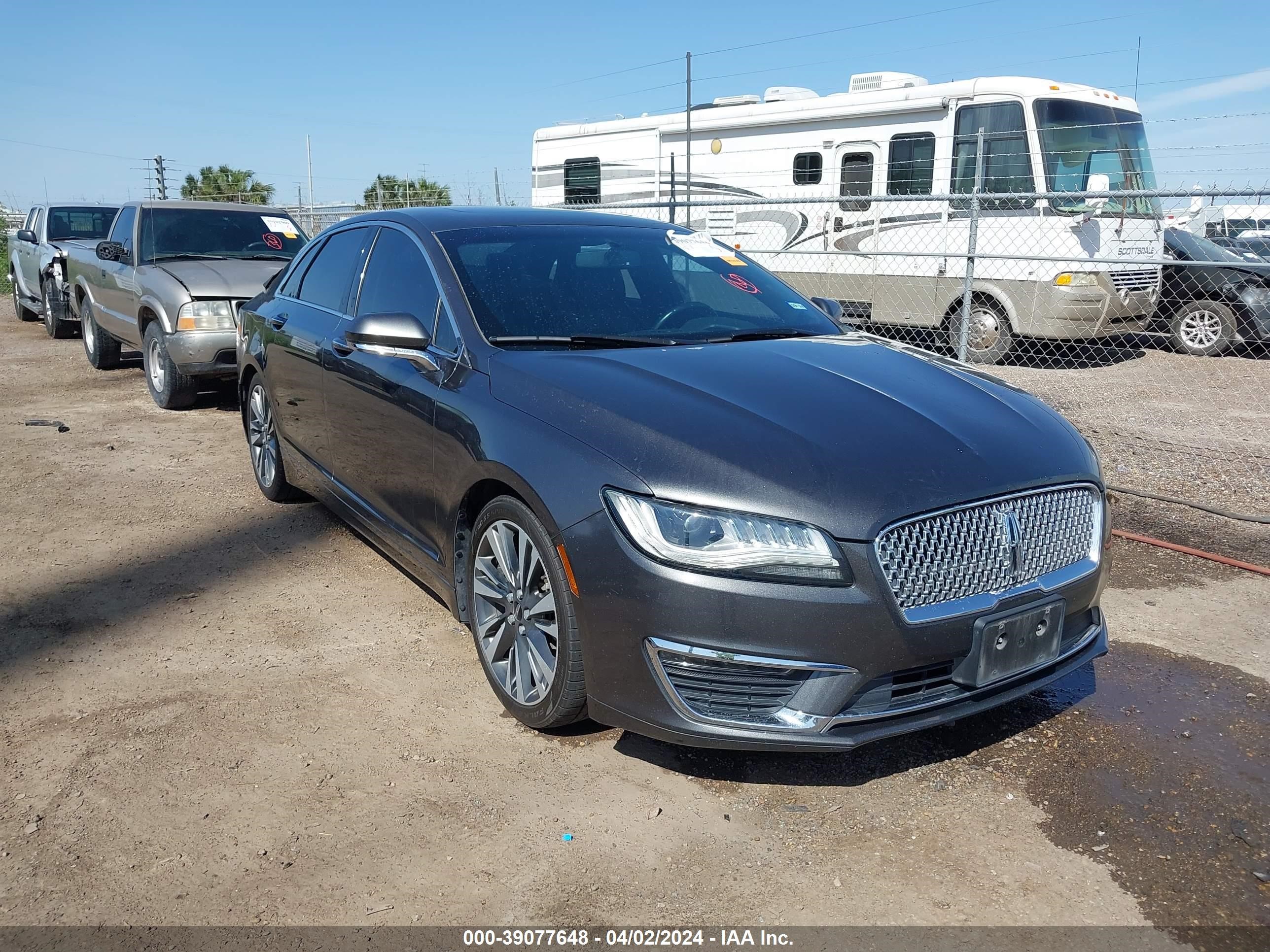 LINCOLN MKZ 2017 3ln6l5e93hr601738