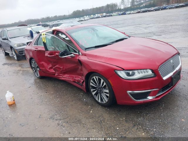 LINCOLN MKZ 2017 3ln6l5e98hr664334