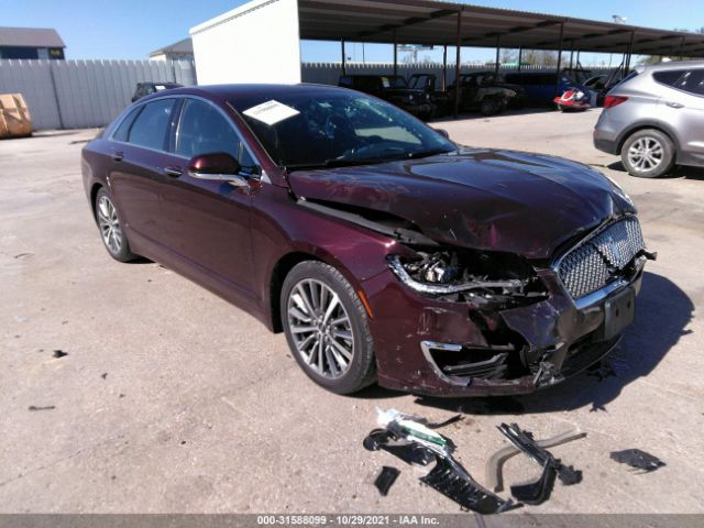 LINCOLN MKZ 2017 3ln6l5ku3hr609895