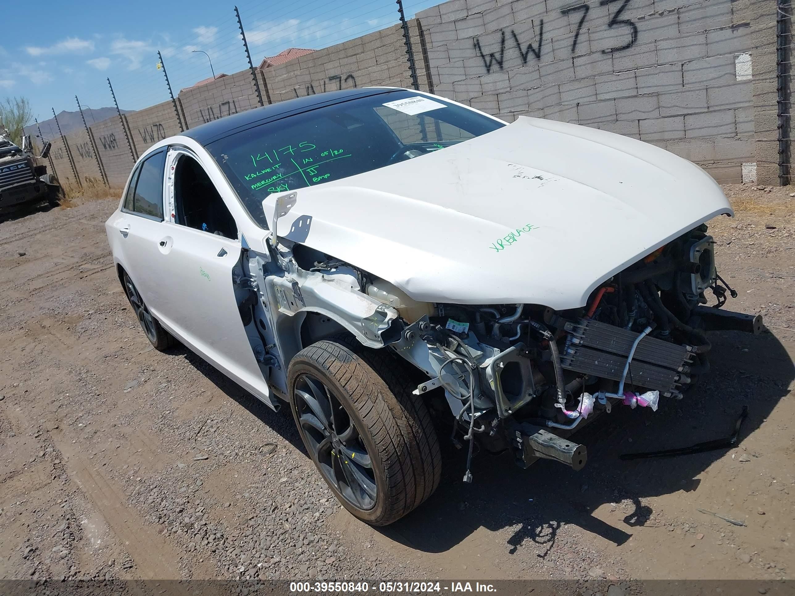 LINCOLN MKZ 2020 3ln6l5luxlr604068