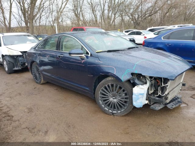 LINCOLN MKZ HYBRID 2017 3ln6l5mu1hr648191