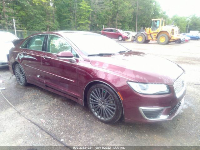 LINCOLN MKZ 2018 3ln6l5mu6jr609330