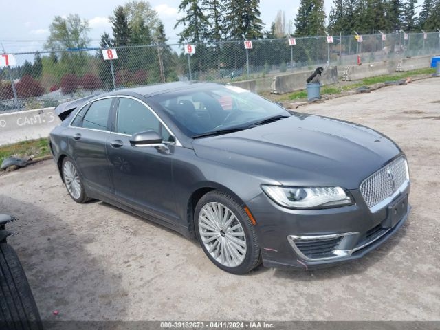 LINCOLN MKZ HYBRID 2017 3ln6l5mu9hr639710