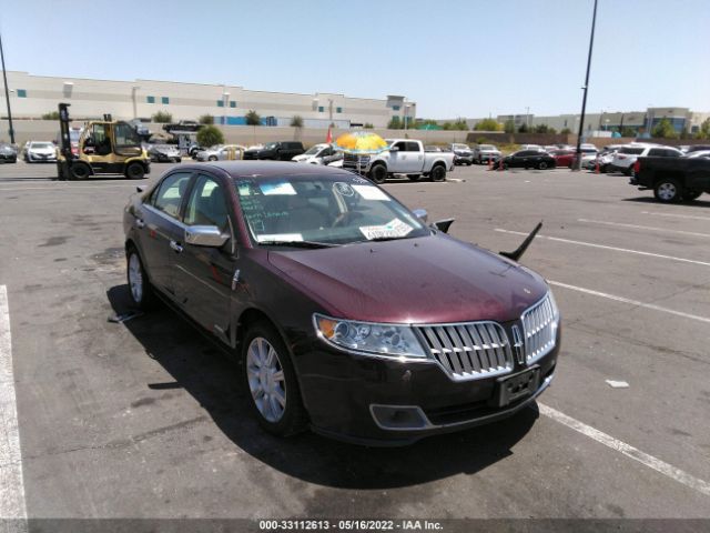 LINCOLN MKZ 2012 3lndl2l36cr833182