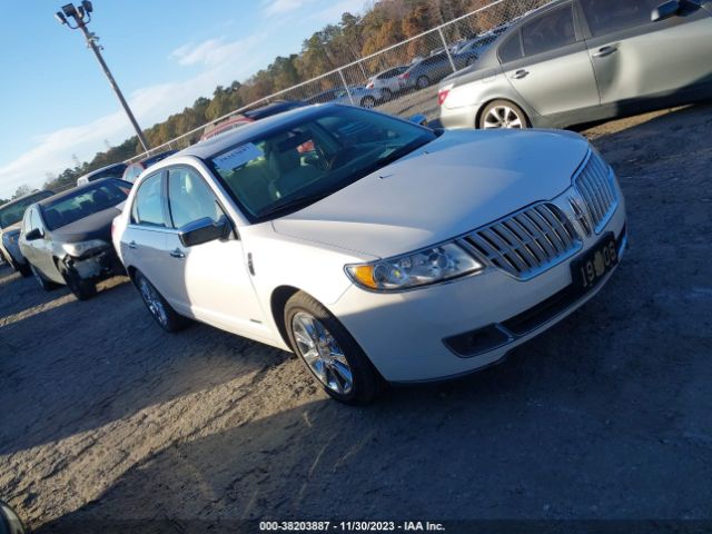 LINCOLN MKZ HYBRID 2012 3lndl2l3xcr809029