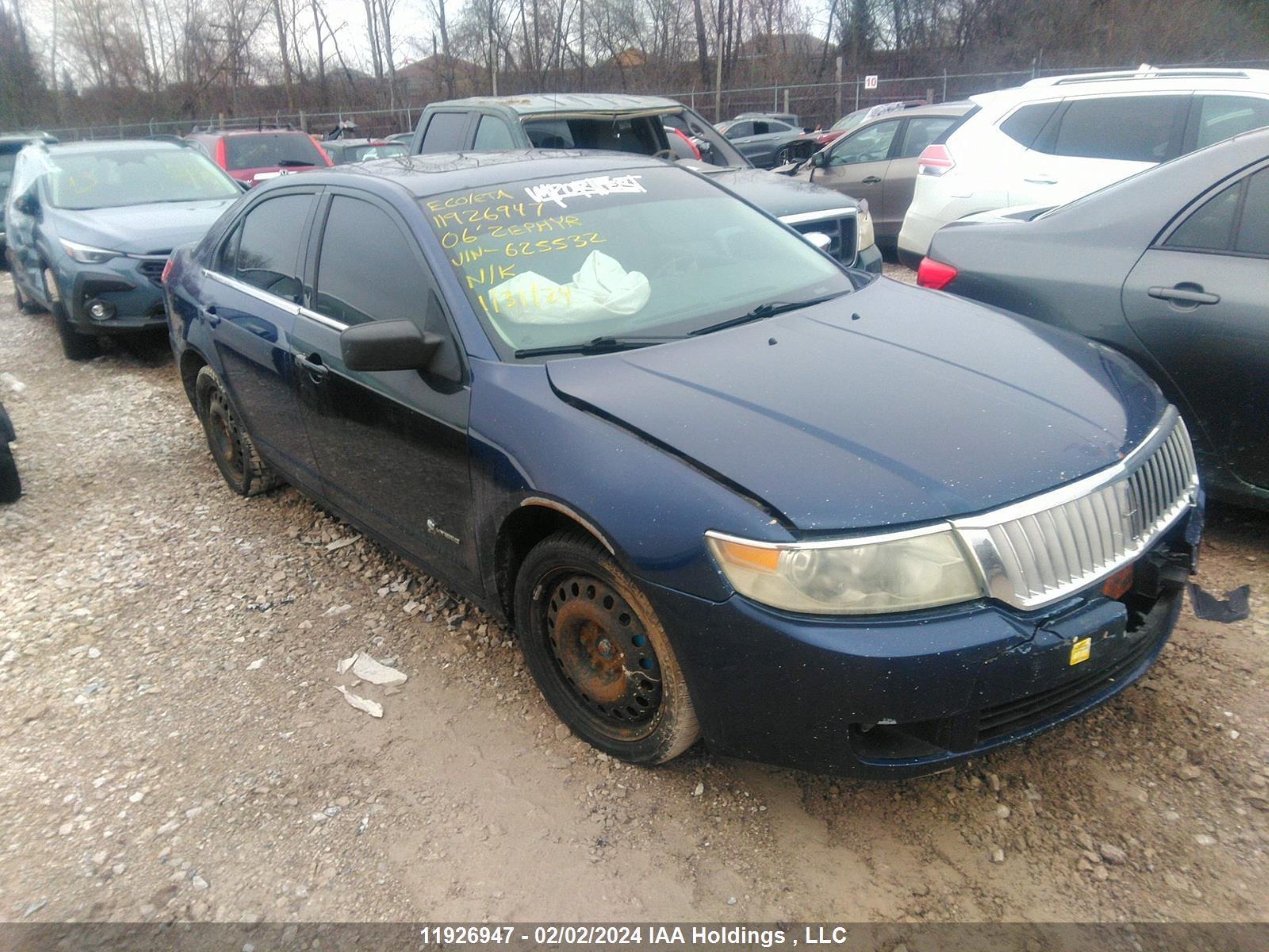 LINCOLN ZEPHYR 2006 3lnhm26116r625532