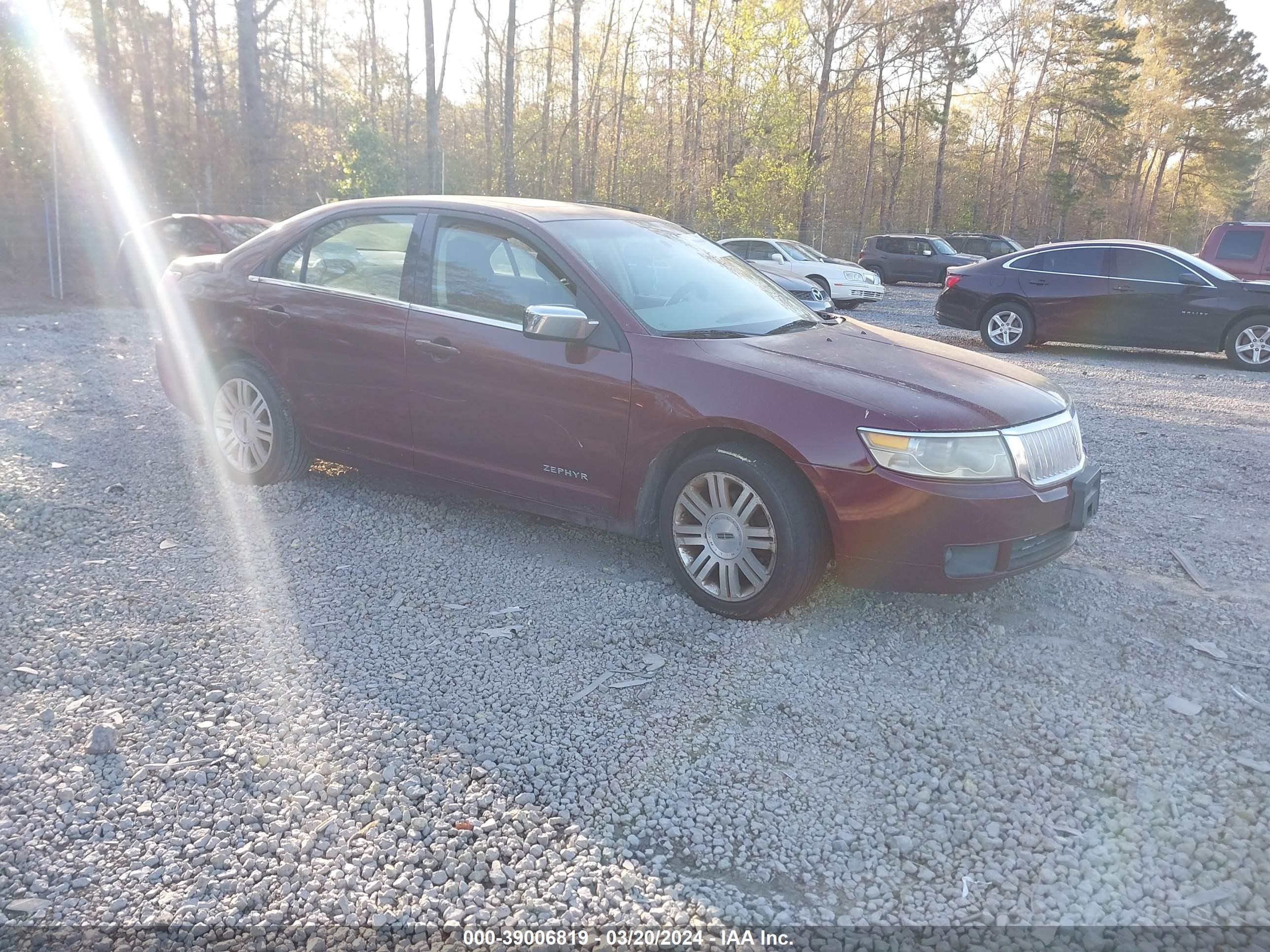 LINCOLN ZEPHYR 2006 3lnhm26156r631544