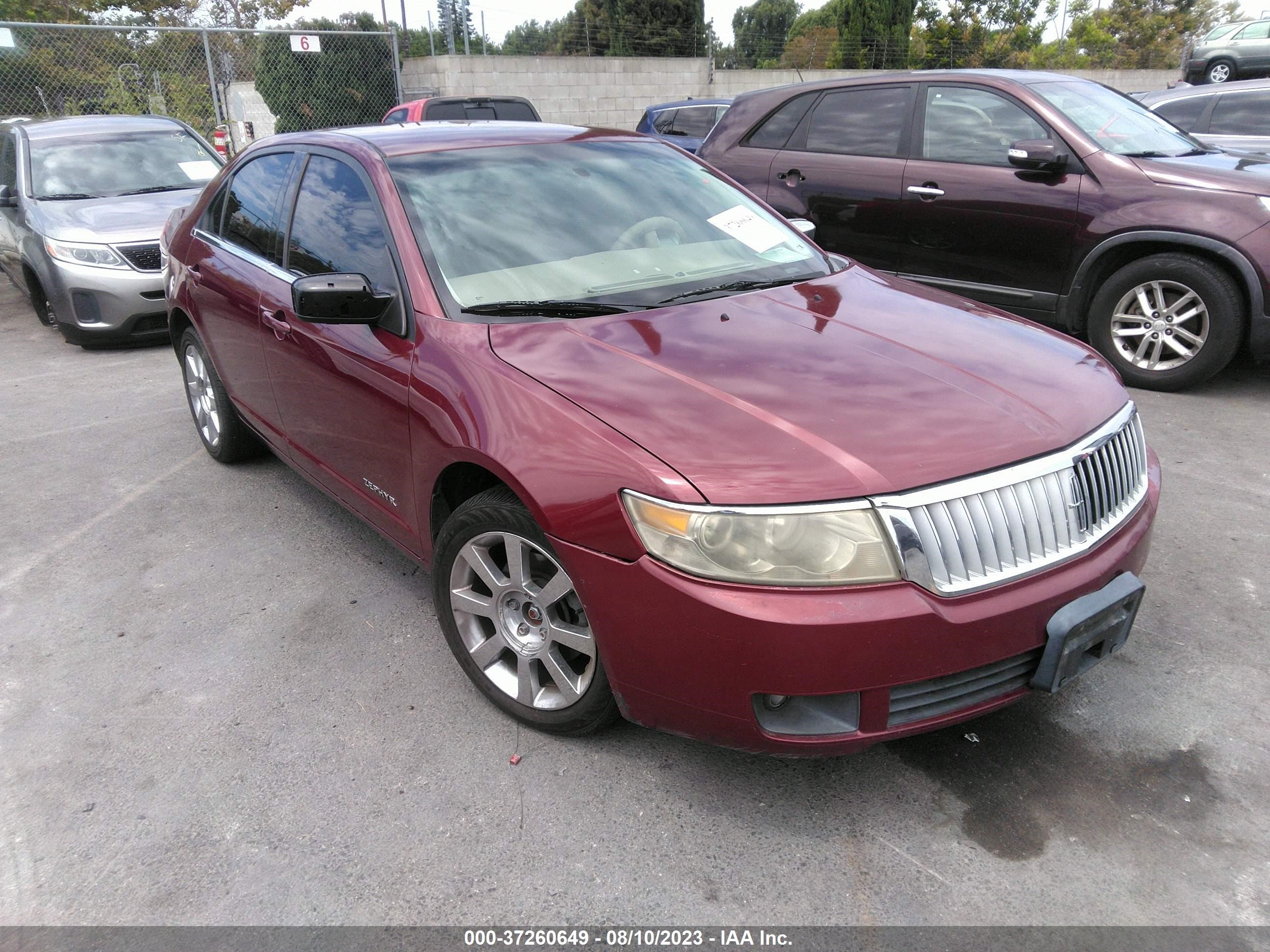 LINCOLN ZEPHYR 2006 3lnhm26196r656169