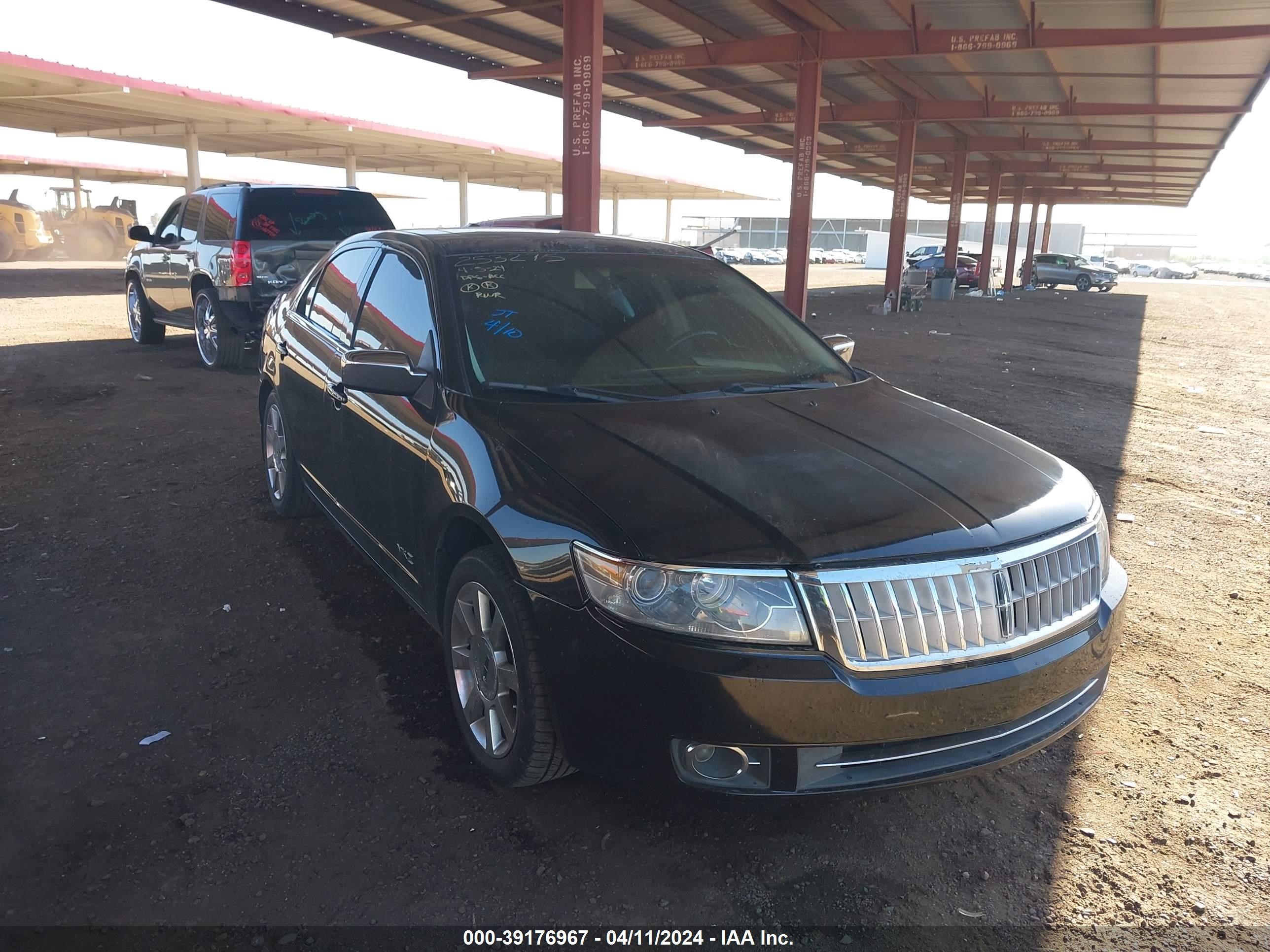 LINCOLN MKZ 2007 3lnhm26t07r636010