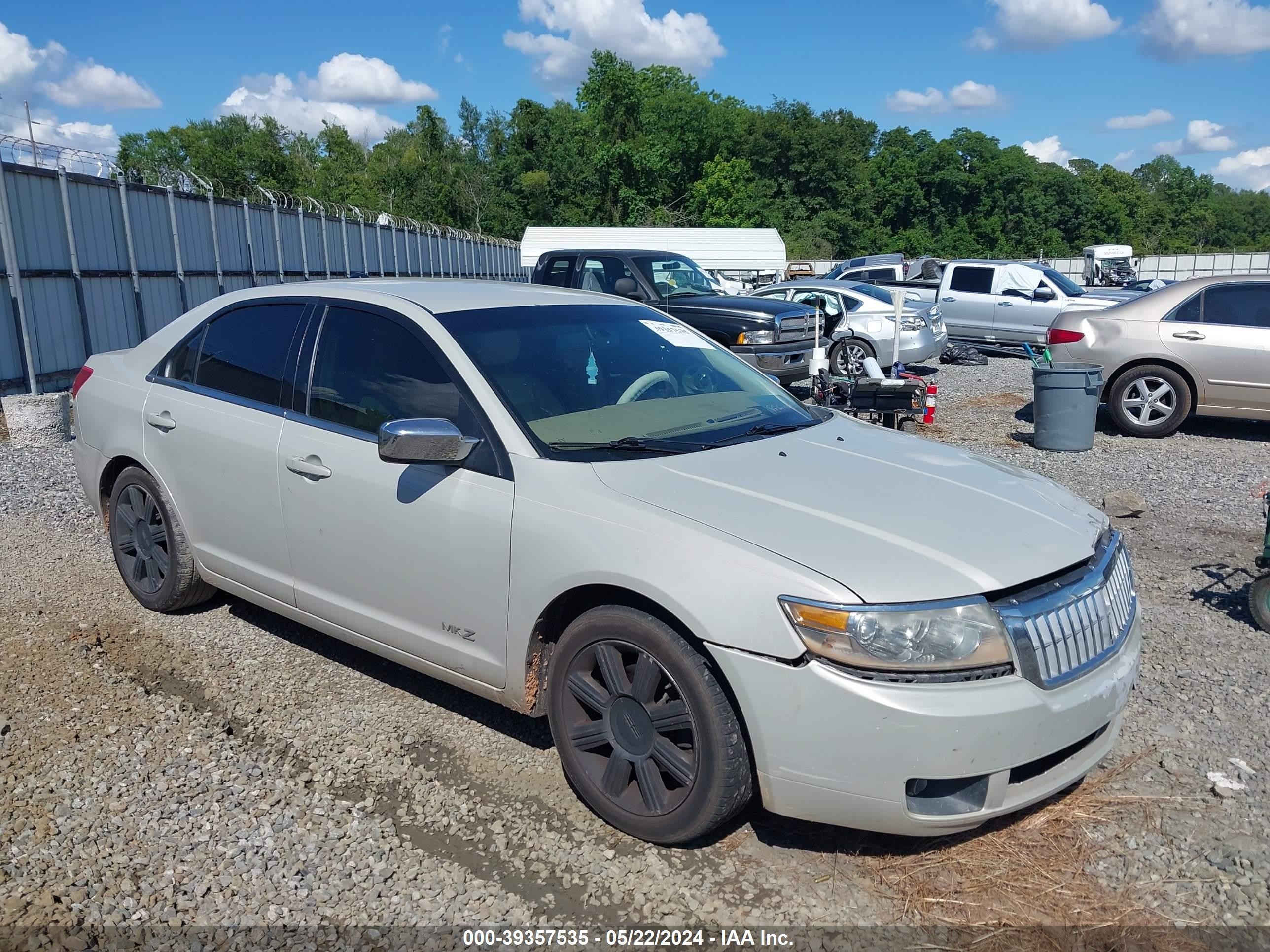 LINCOLN MKZ 2008 3lnhm26t08r621802