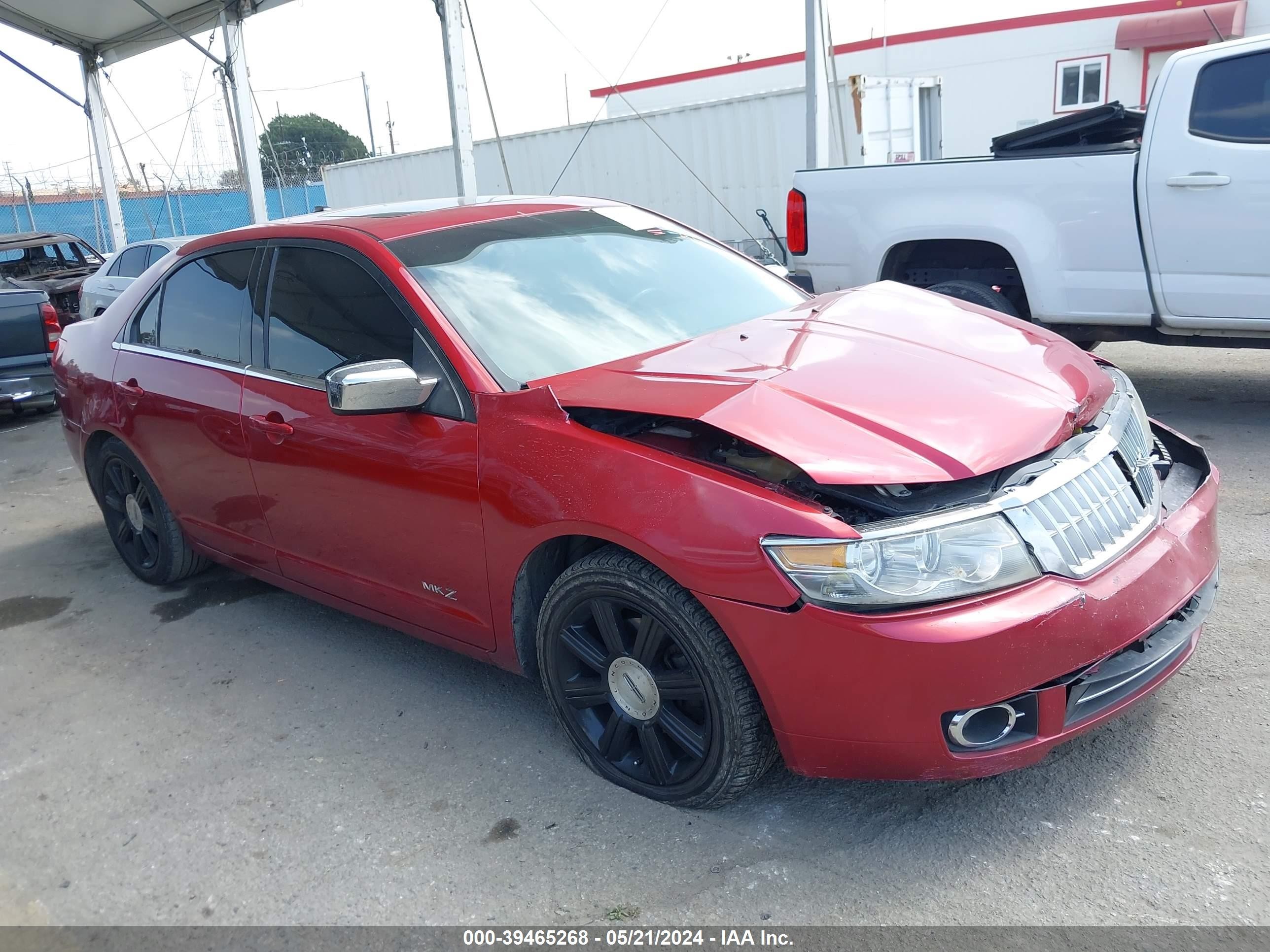 LINCOLN MKZ 2008 3lnhm26t08r661846