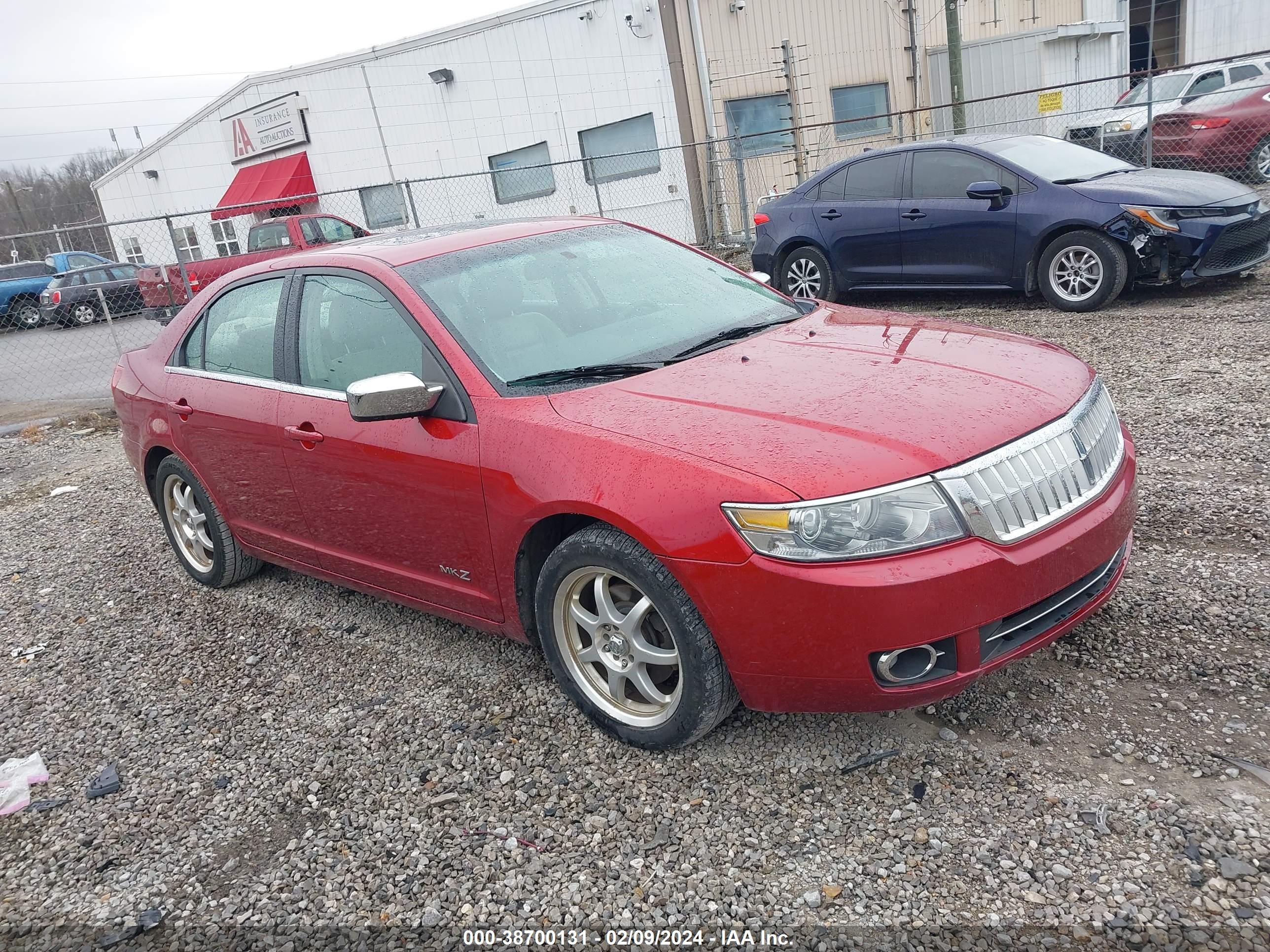 LINCOLN MKZ 2007 3lnhm26t17r619376