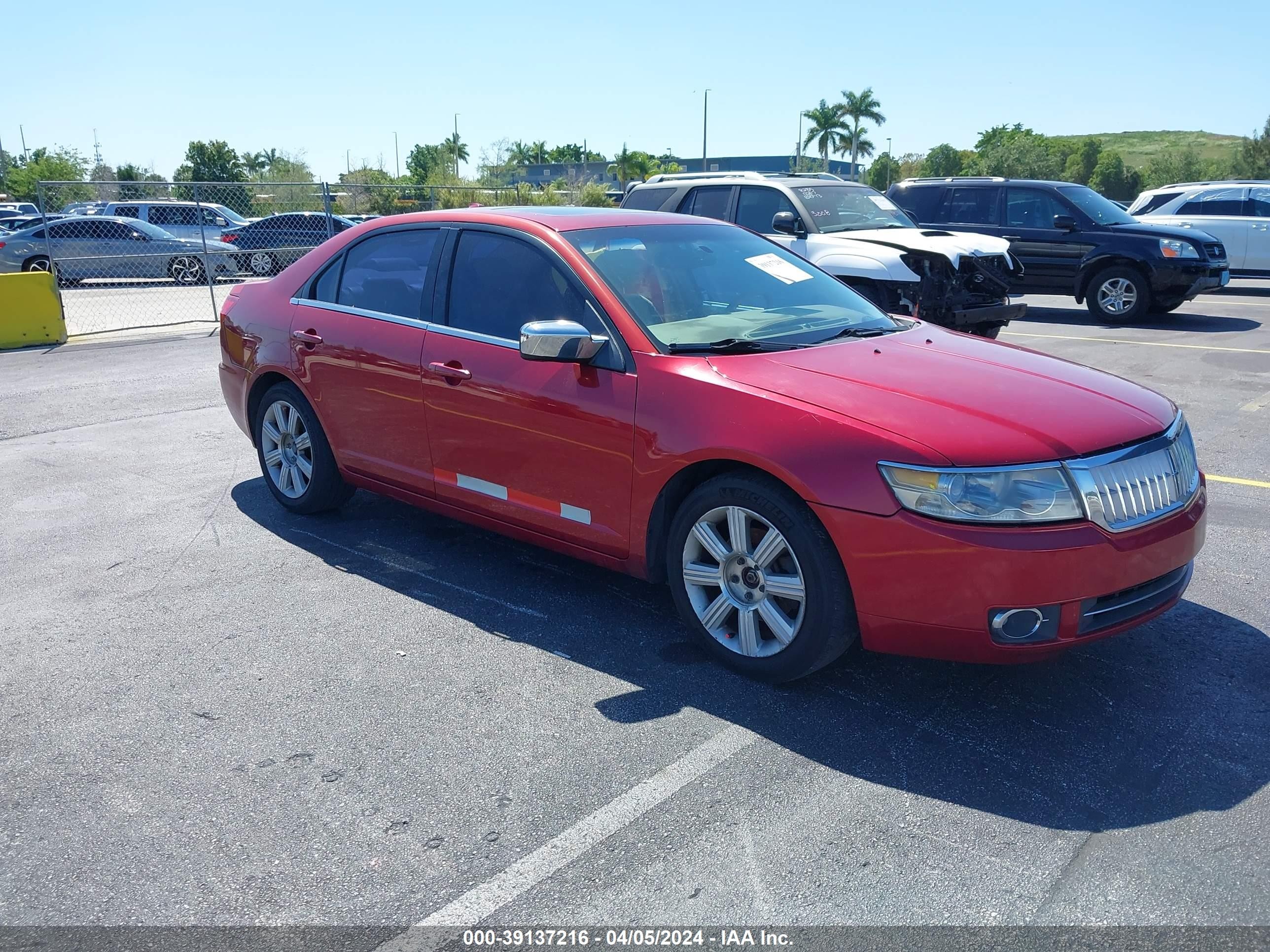 LINCOLN MKZ 2007 3lnhm26t17r634461