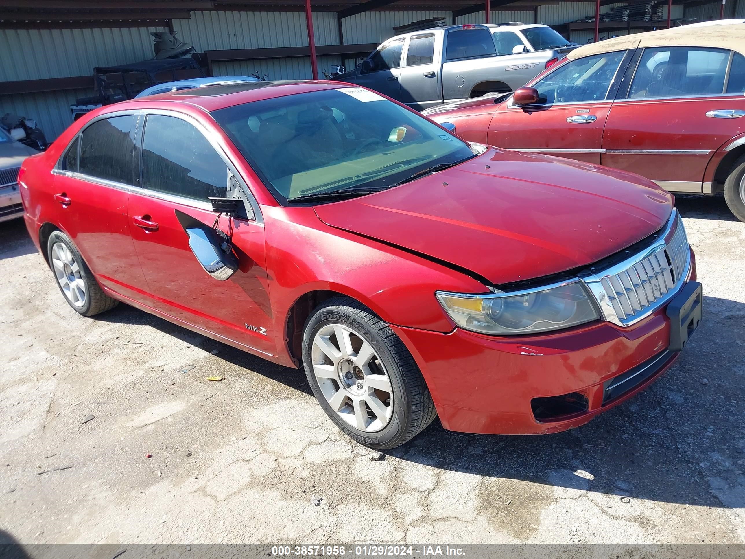 LINCOLN MKZ 2007 3lnhm26t17r636002