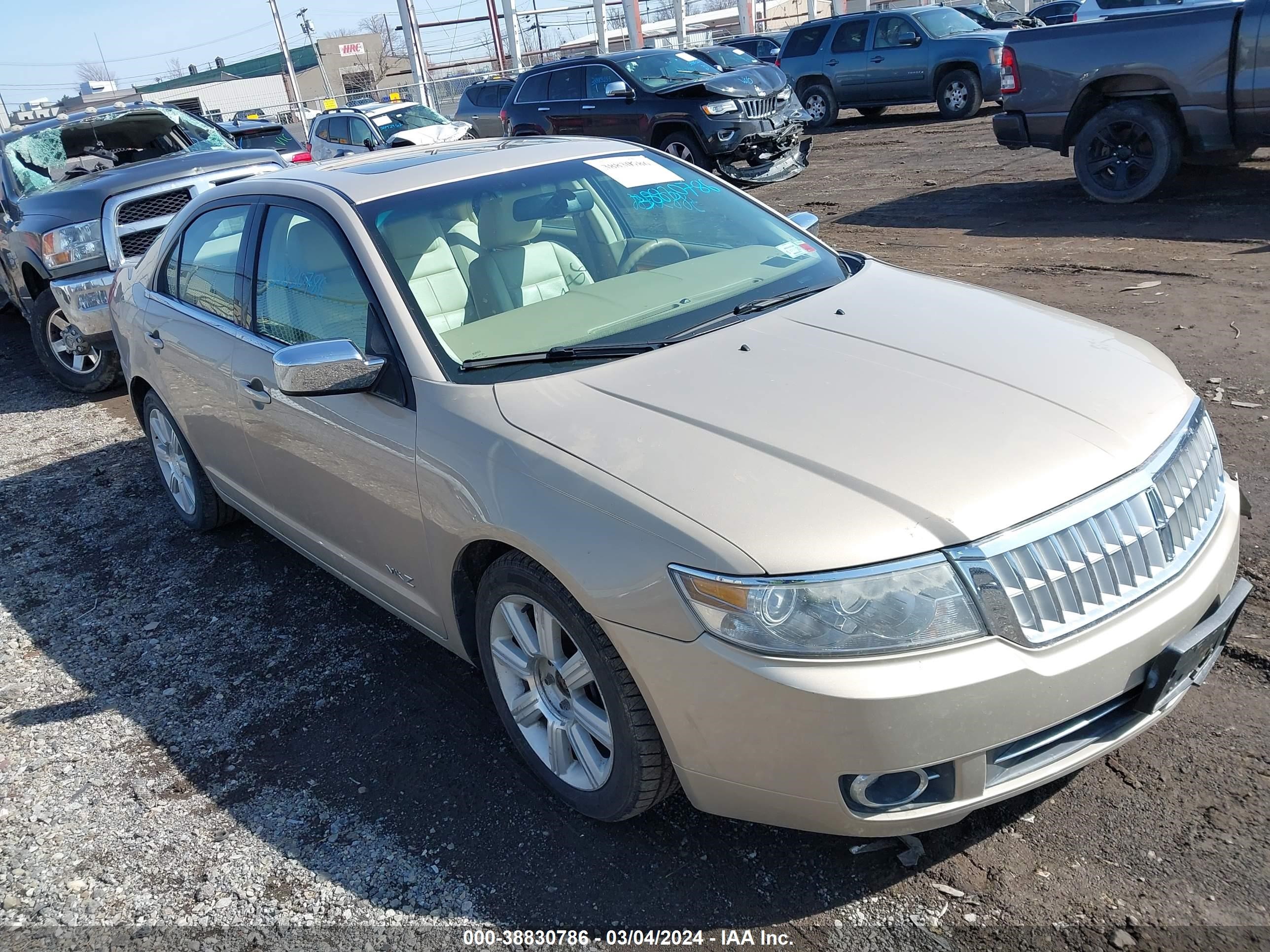 LINCOLN MKZ 2007 3lnhm26t17r654161