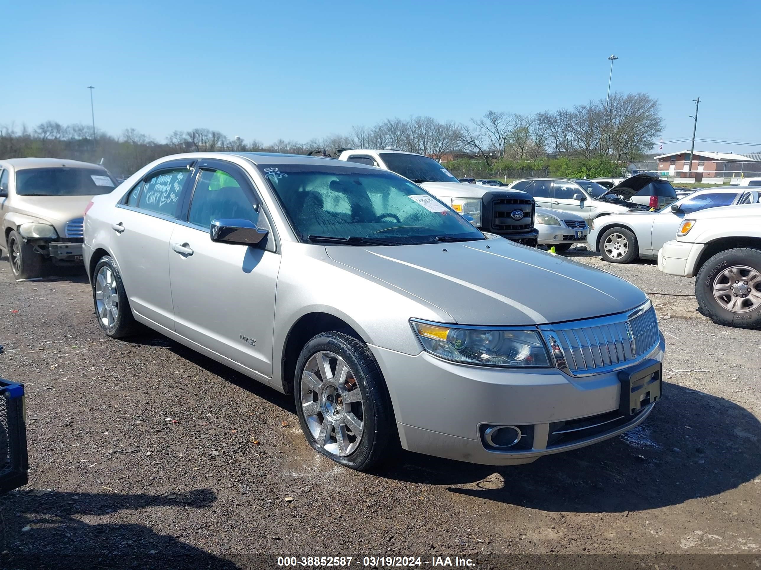 LINCOLN MKZ 2008 3lnhm26t28r647396