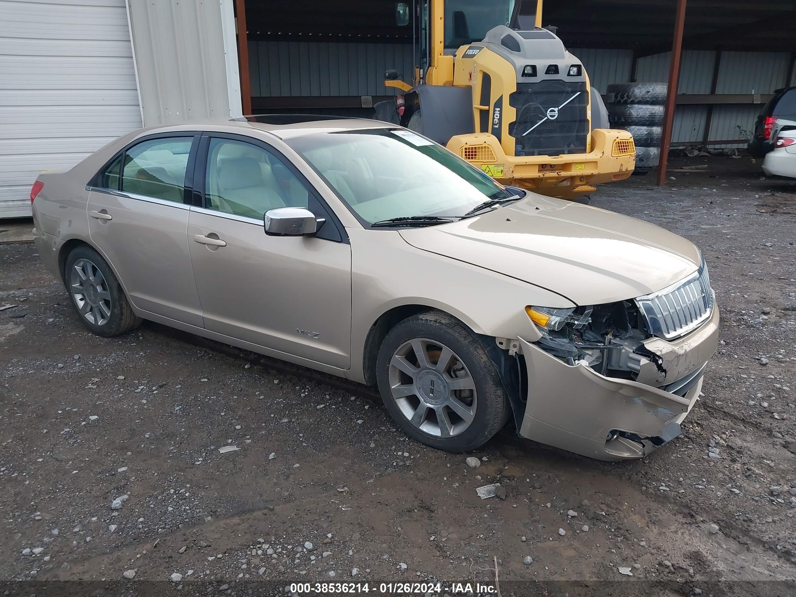 LINCOLN MKZ 2007 3lnhm26t37r649513