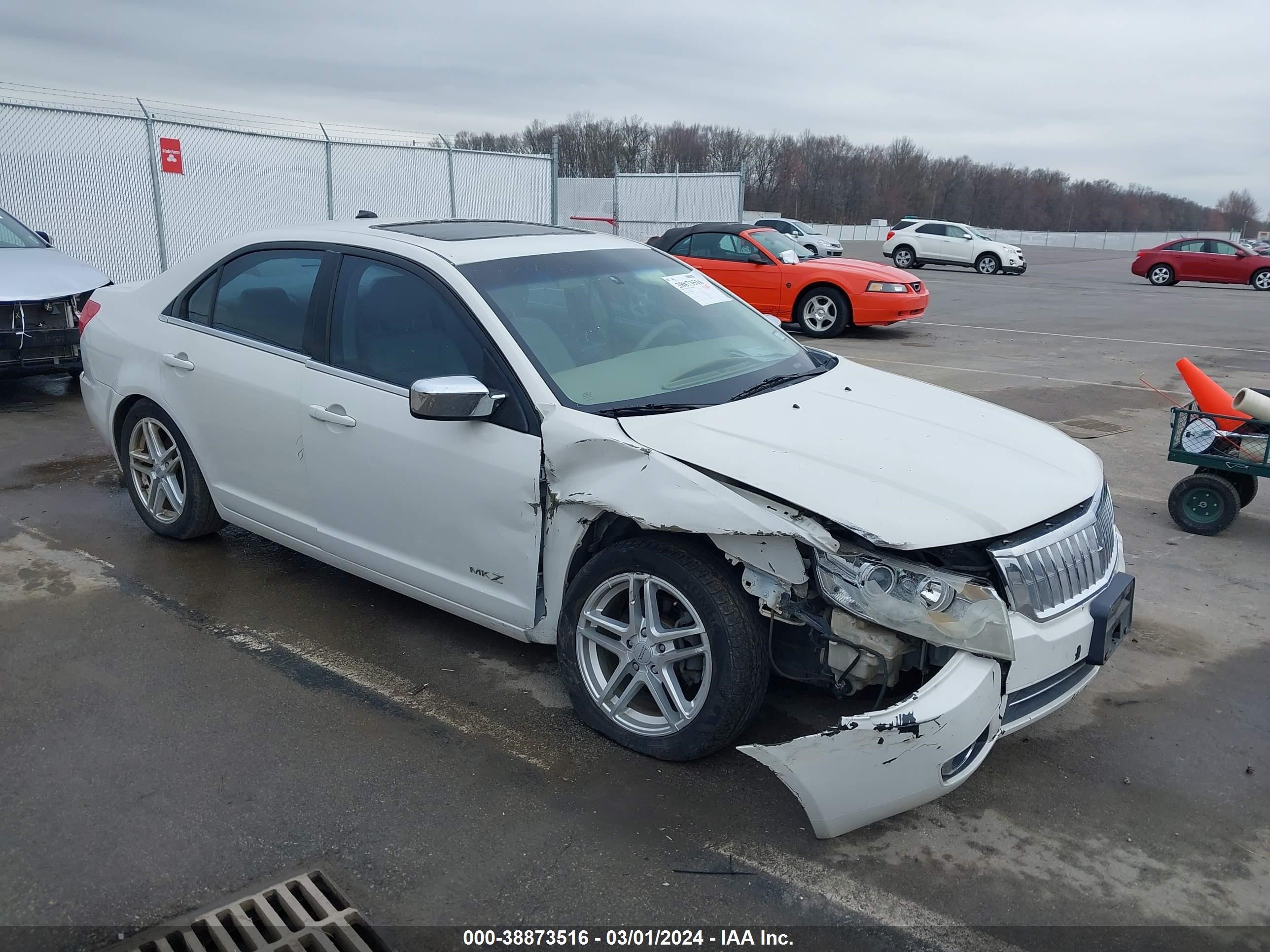 LINCOLN MKZ 2008 3lnhm26t38r641977