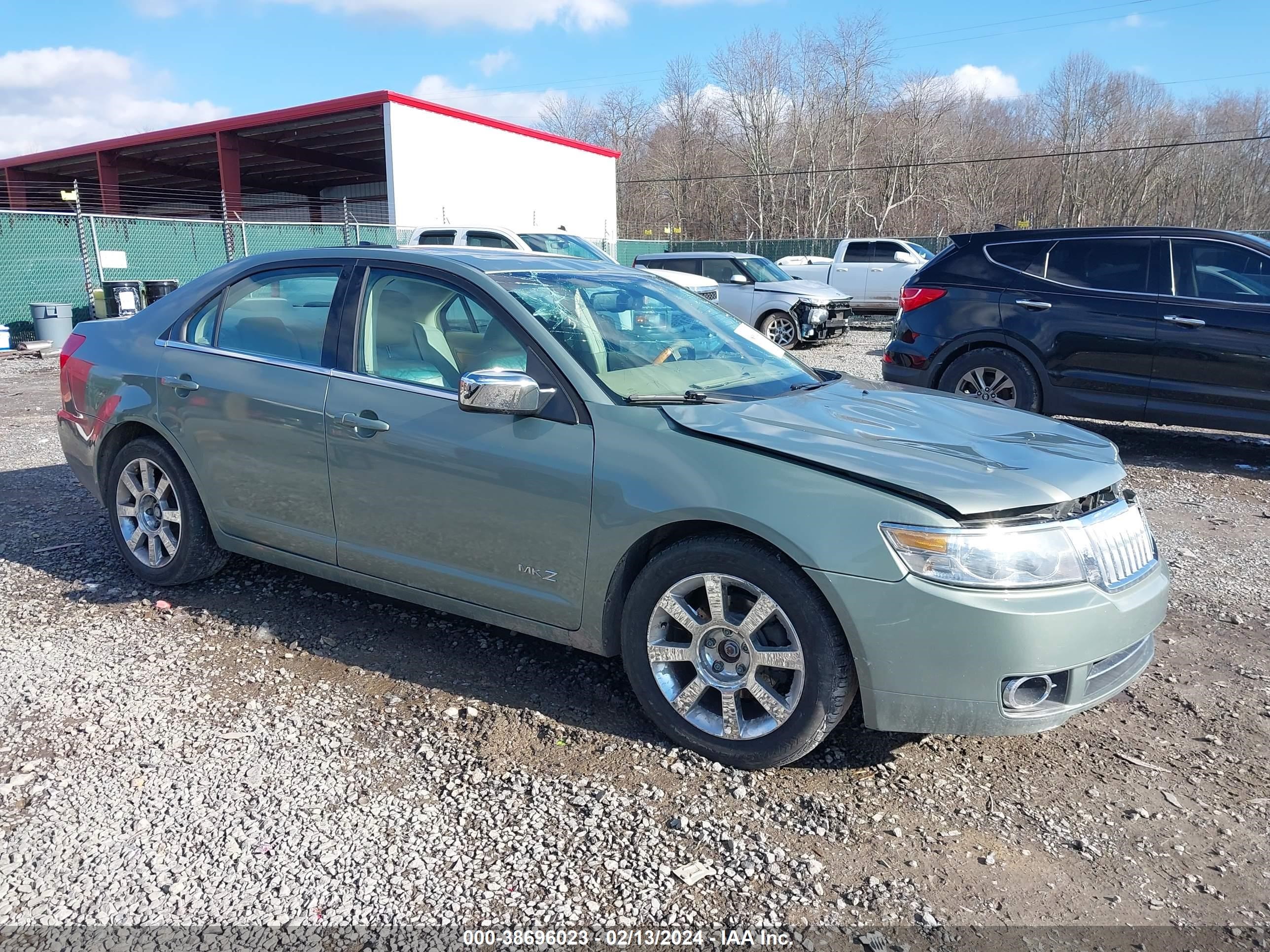 LINCOLN MKZ 2008 3lnhm26t48r648694