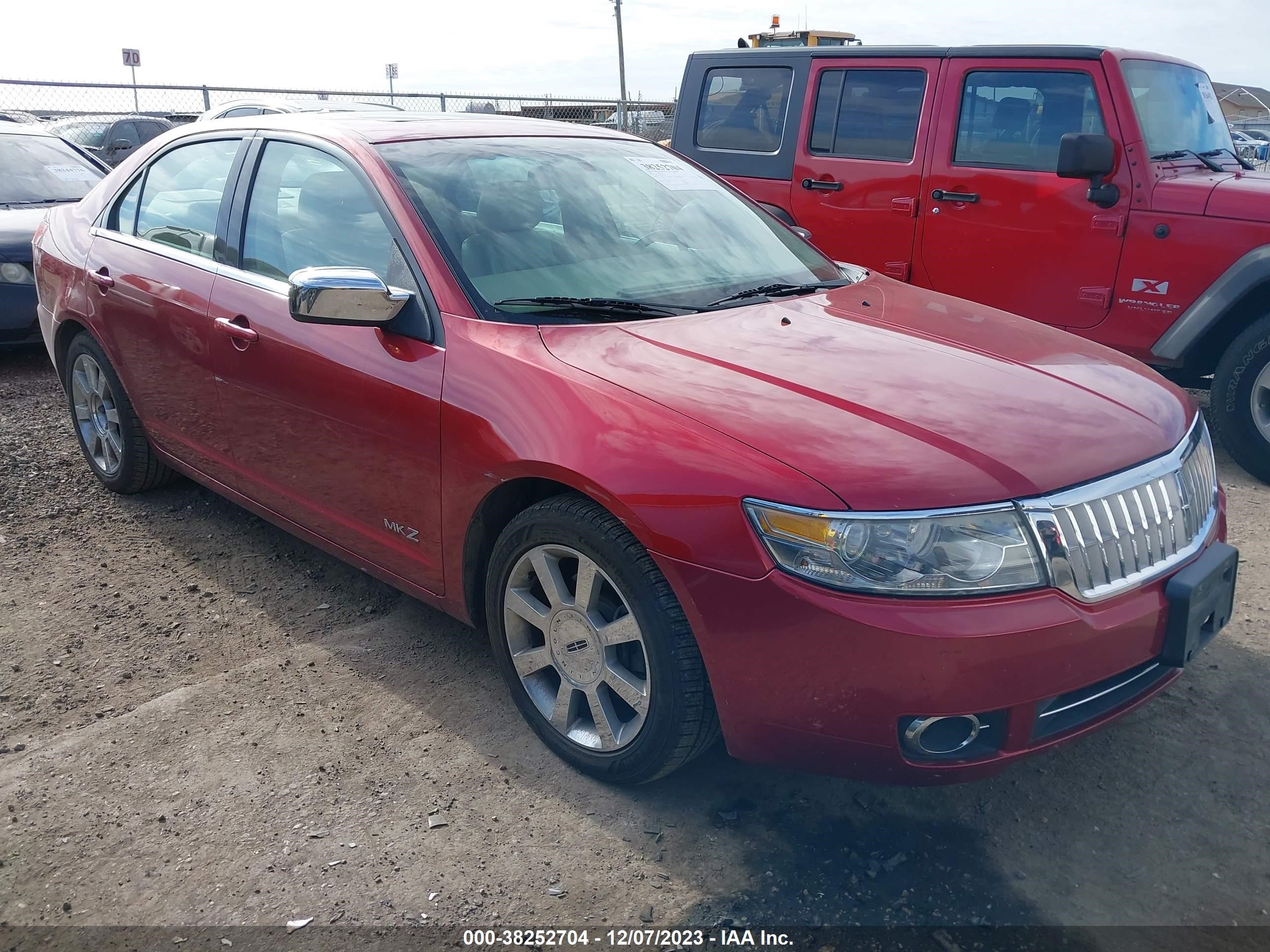 LINCOLN MKZ 2007 3lnhm26t57r625312