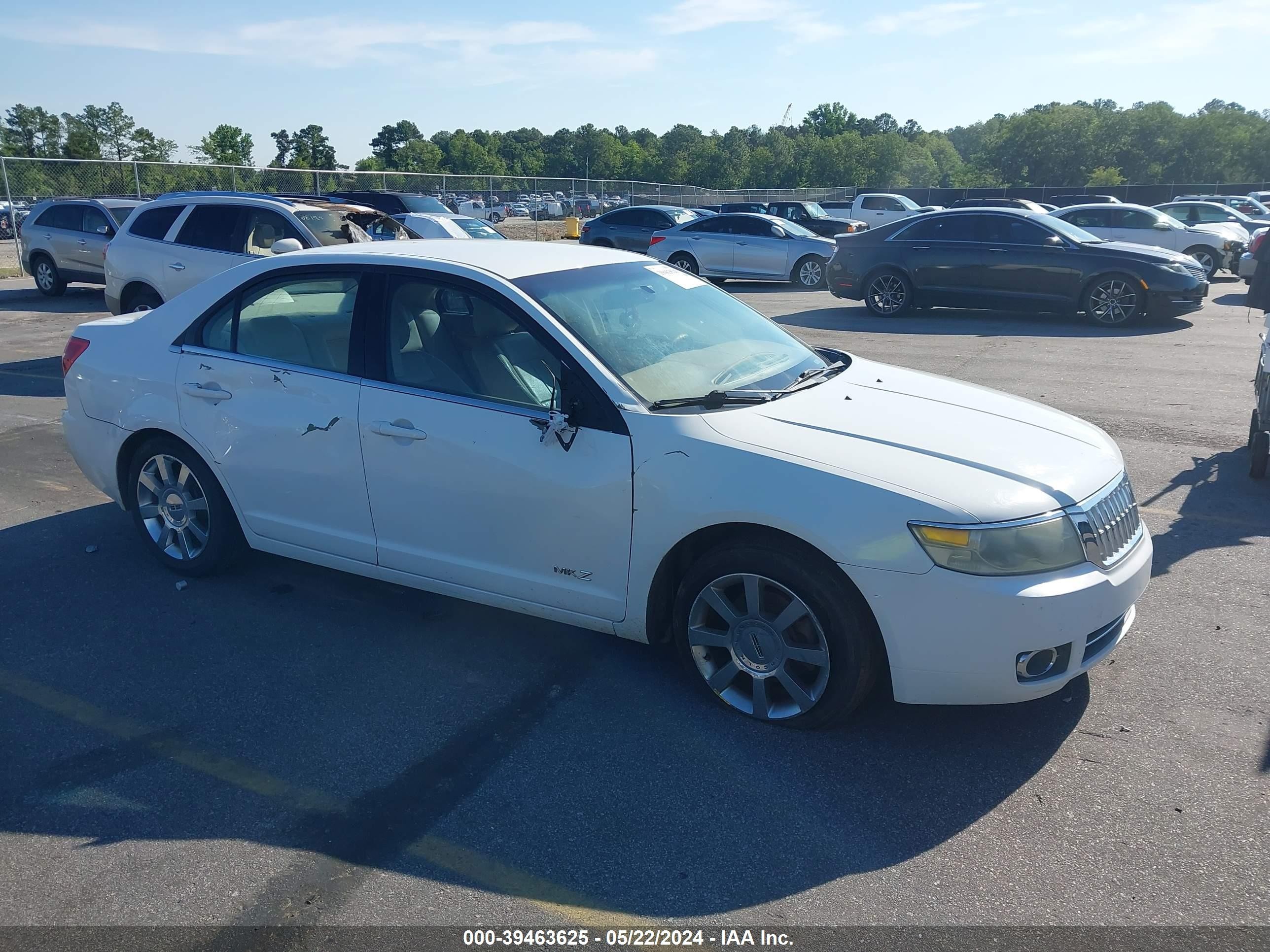 LINCOLN MKZ 2007 3lnhm26t57r671092