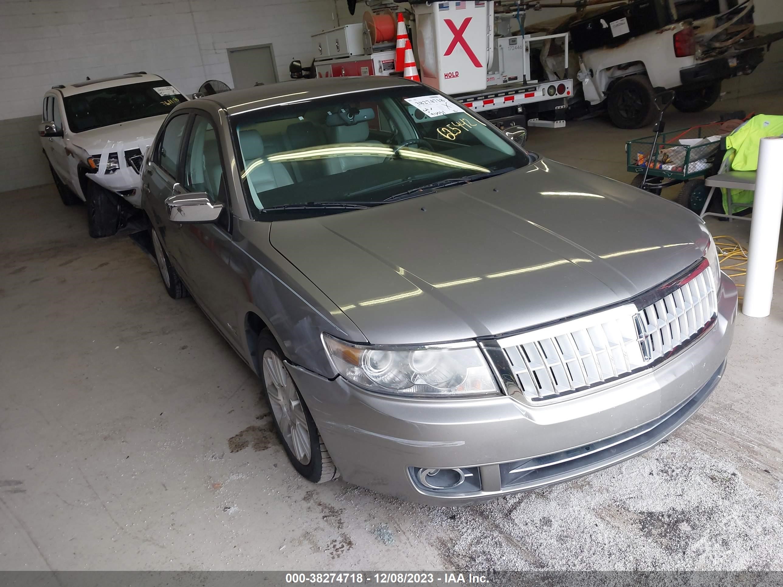 LINCOLN MKZ 2008 3lnhm26t58r625442