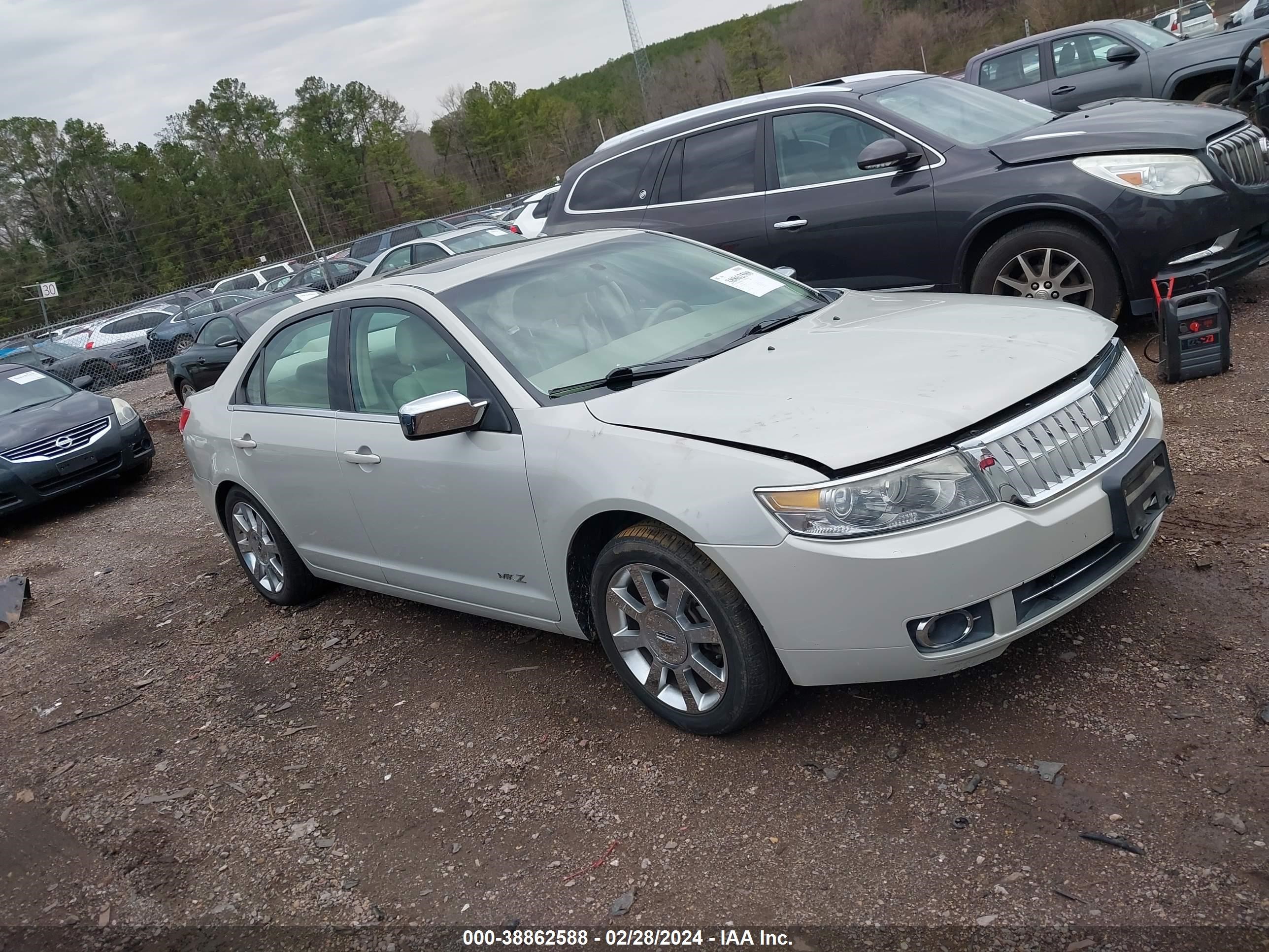 LINCOLN MKZ 2008 3lnhm26t58r627904