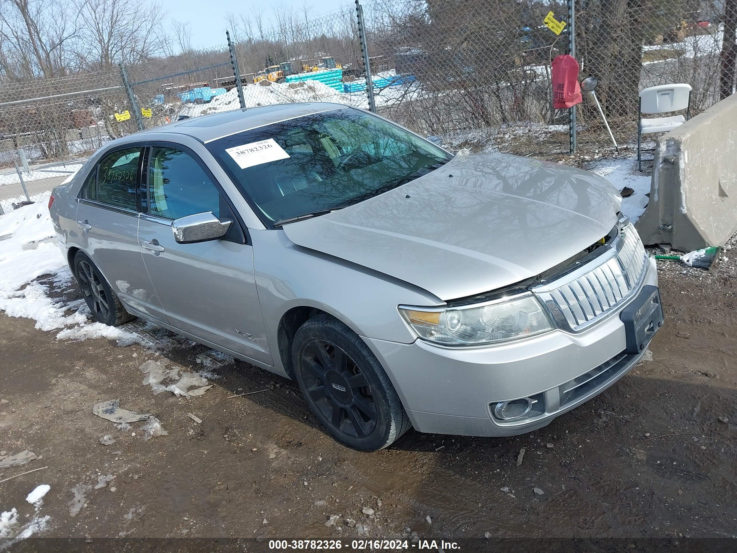 LINCOLN MKZ 2008 3lnhm26t78r664355