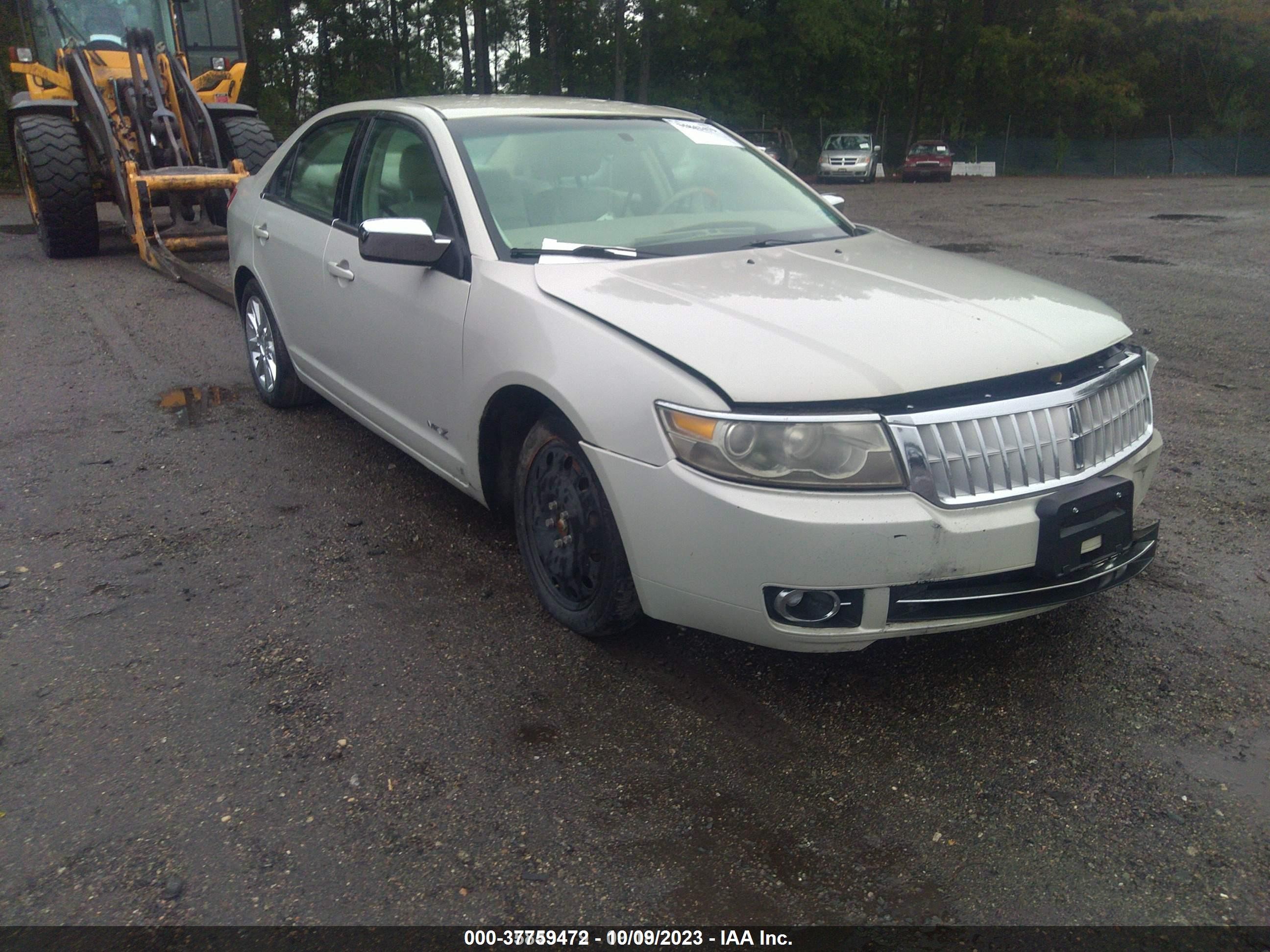 LINCOLN MKZ 2008 3lnhm26t88r608568