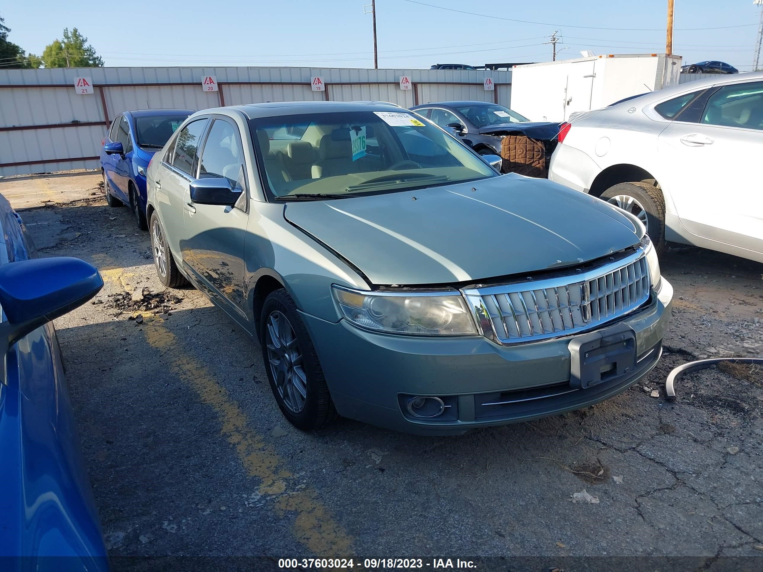 LINCOLN MKZ 2008 3lnhm26t88r642428