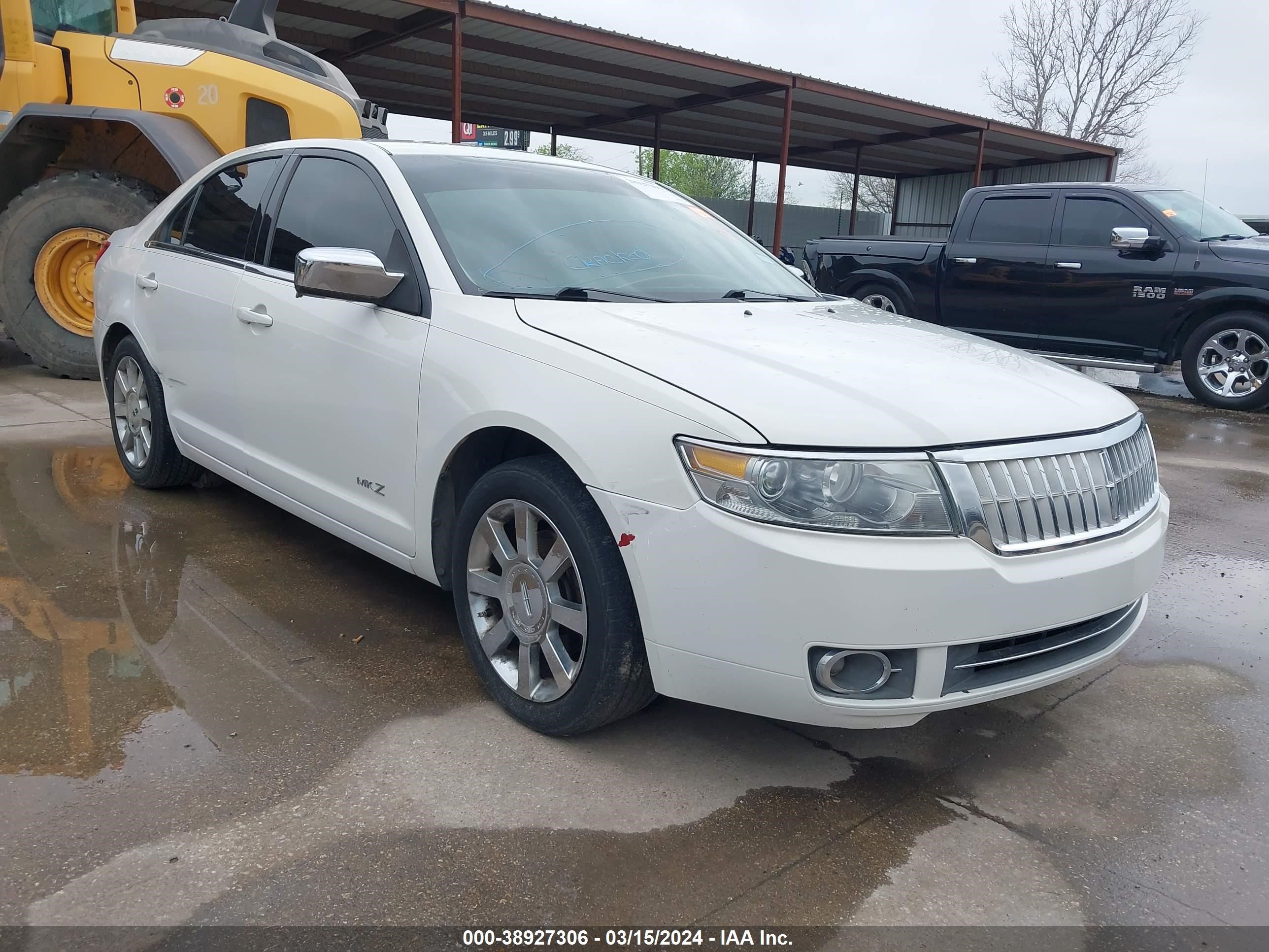 LINCOLN MKZ 2008 3lnhm26t98r634399