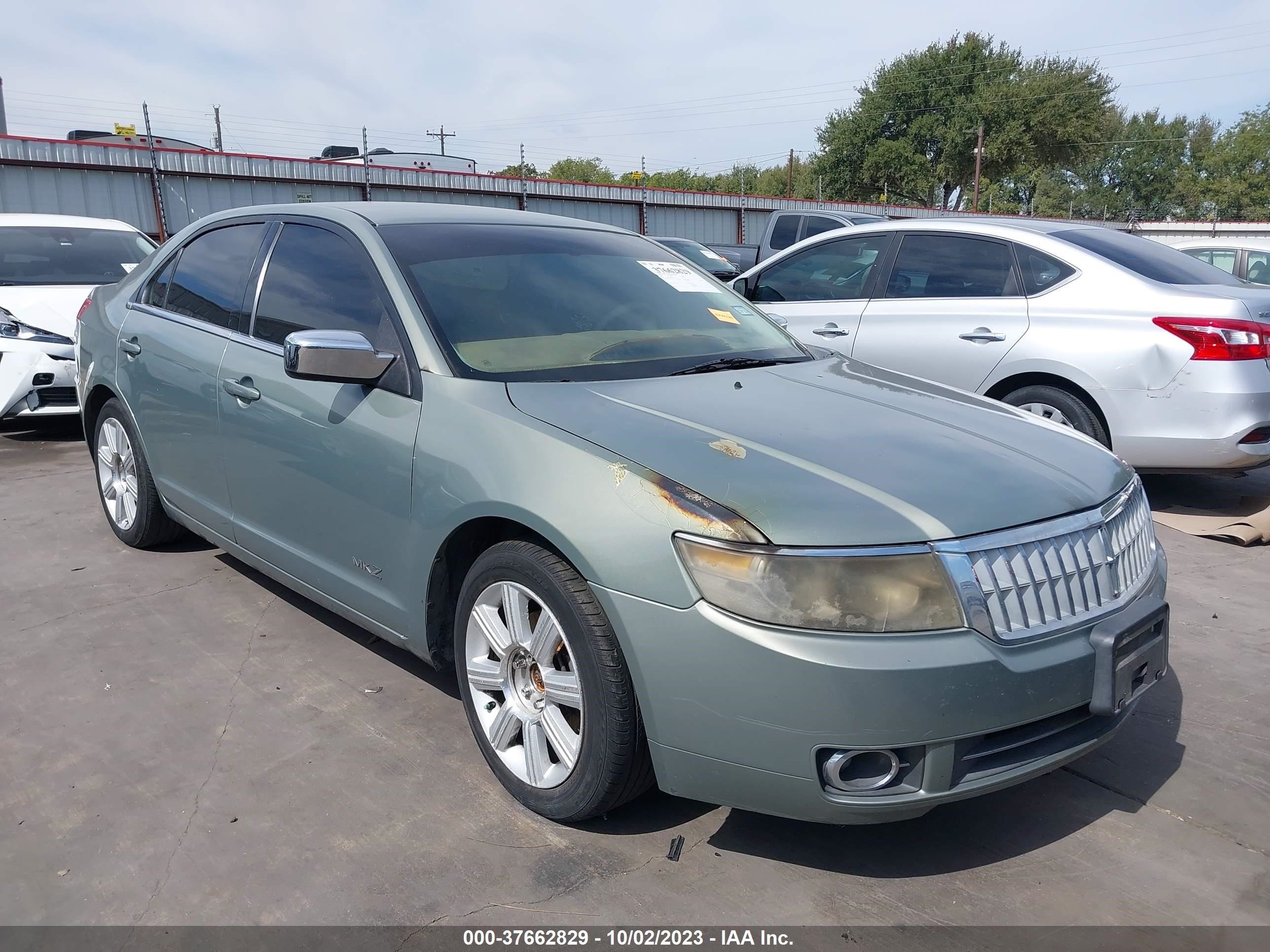 LINCOLN MKZ 2008 3lnhm26t98r657276