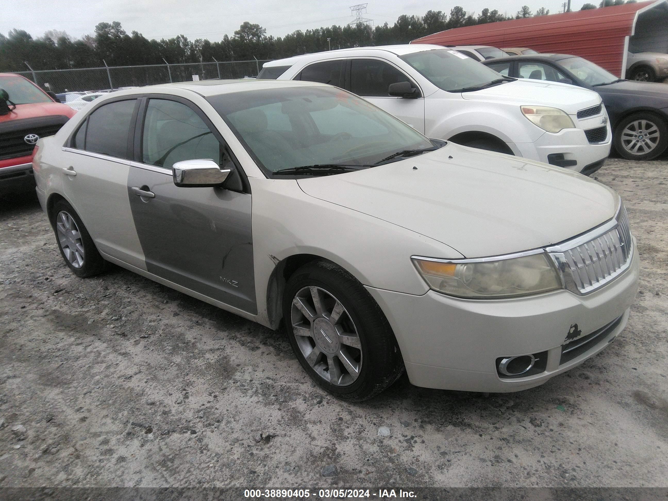 LINCOLN MKZ 2007 3lnhm26tx7r610420