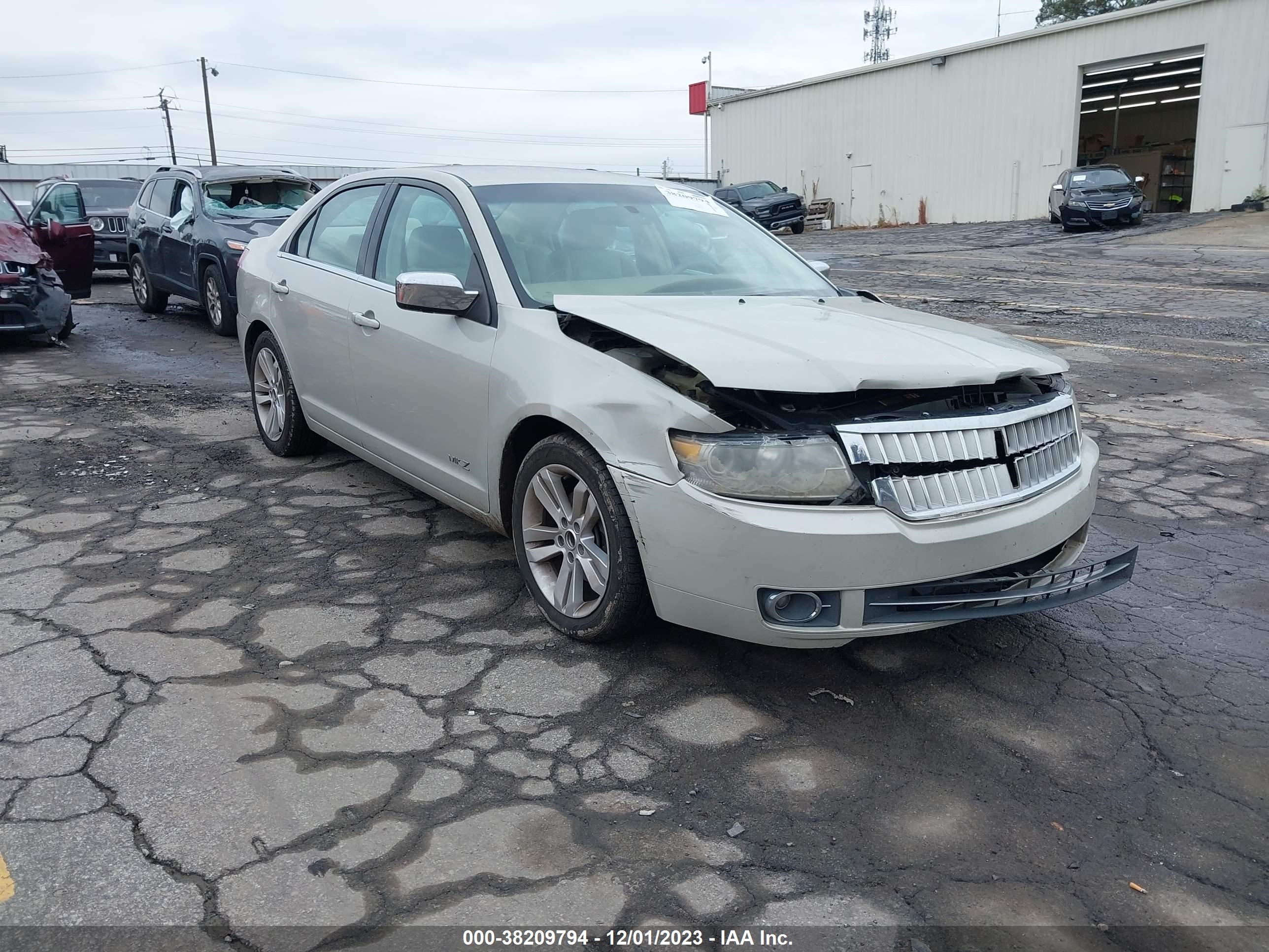 LINCOLN MKZ 2007 3lnhm26tx7r644518