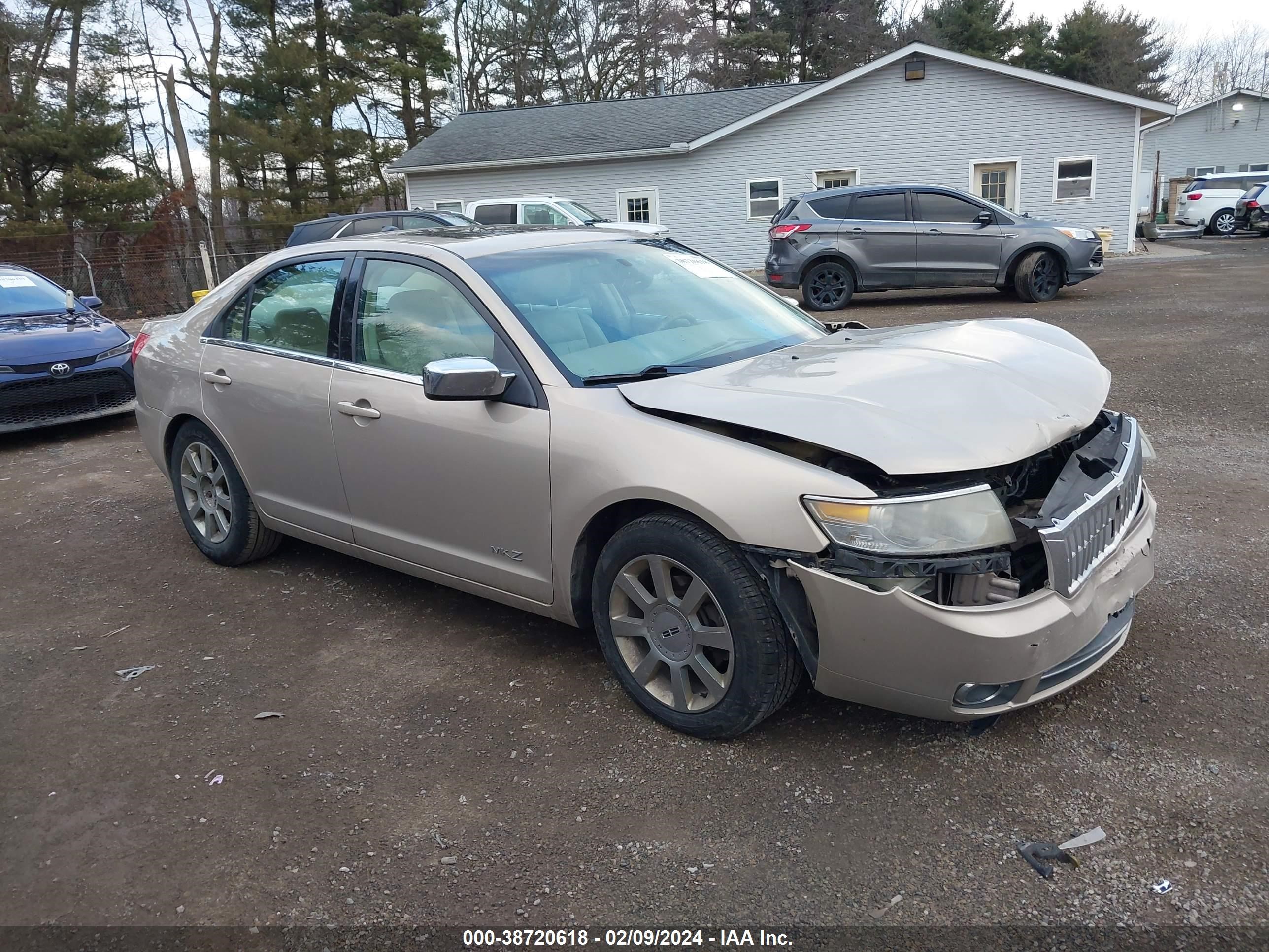 LINCOLN MKZ 2008 3lnhm26tx8r605400