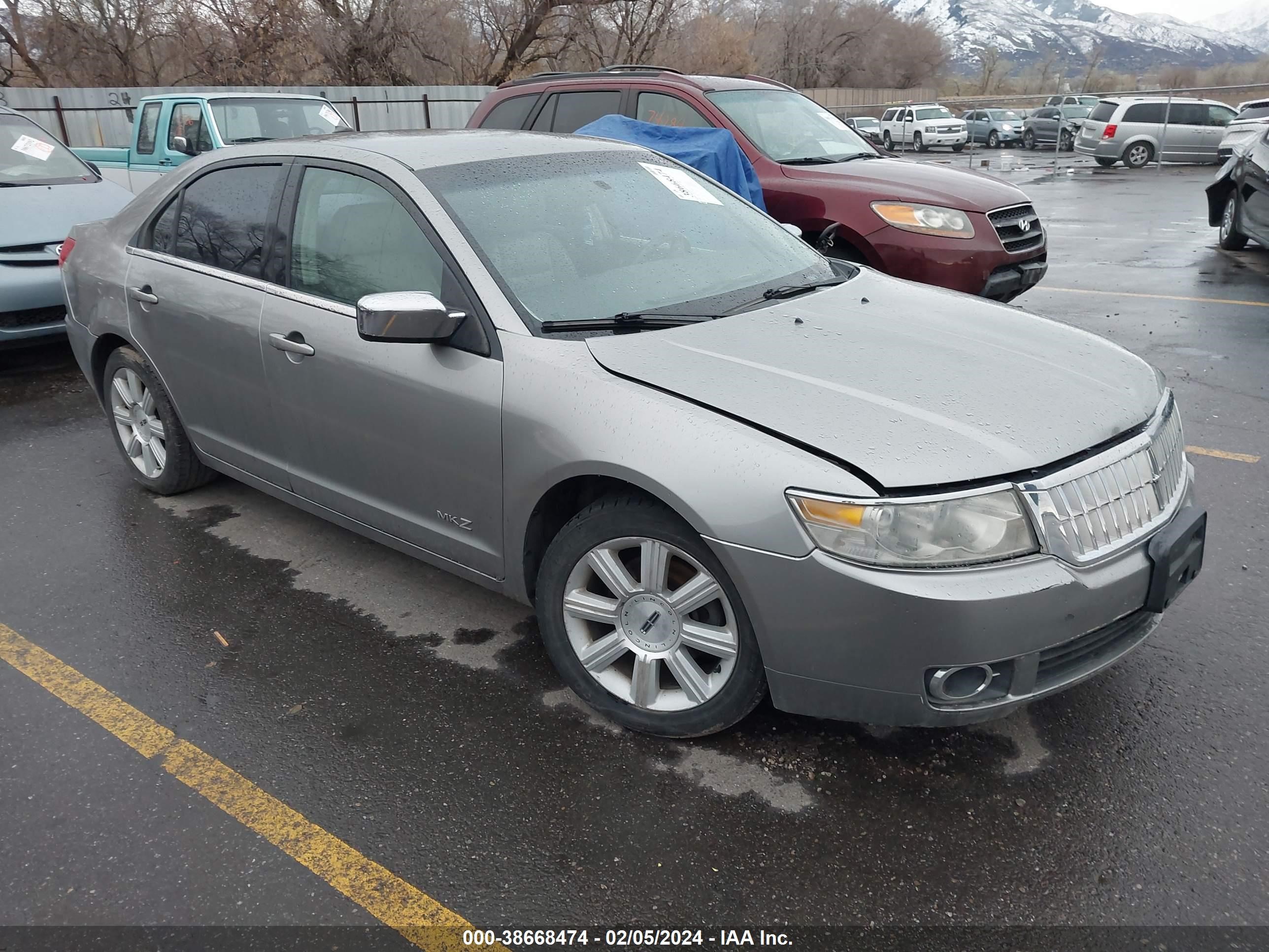 LINCOLN MKZ 2008 3lnhm26tx8r622309