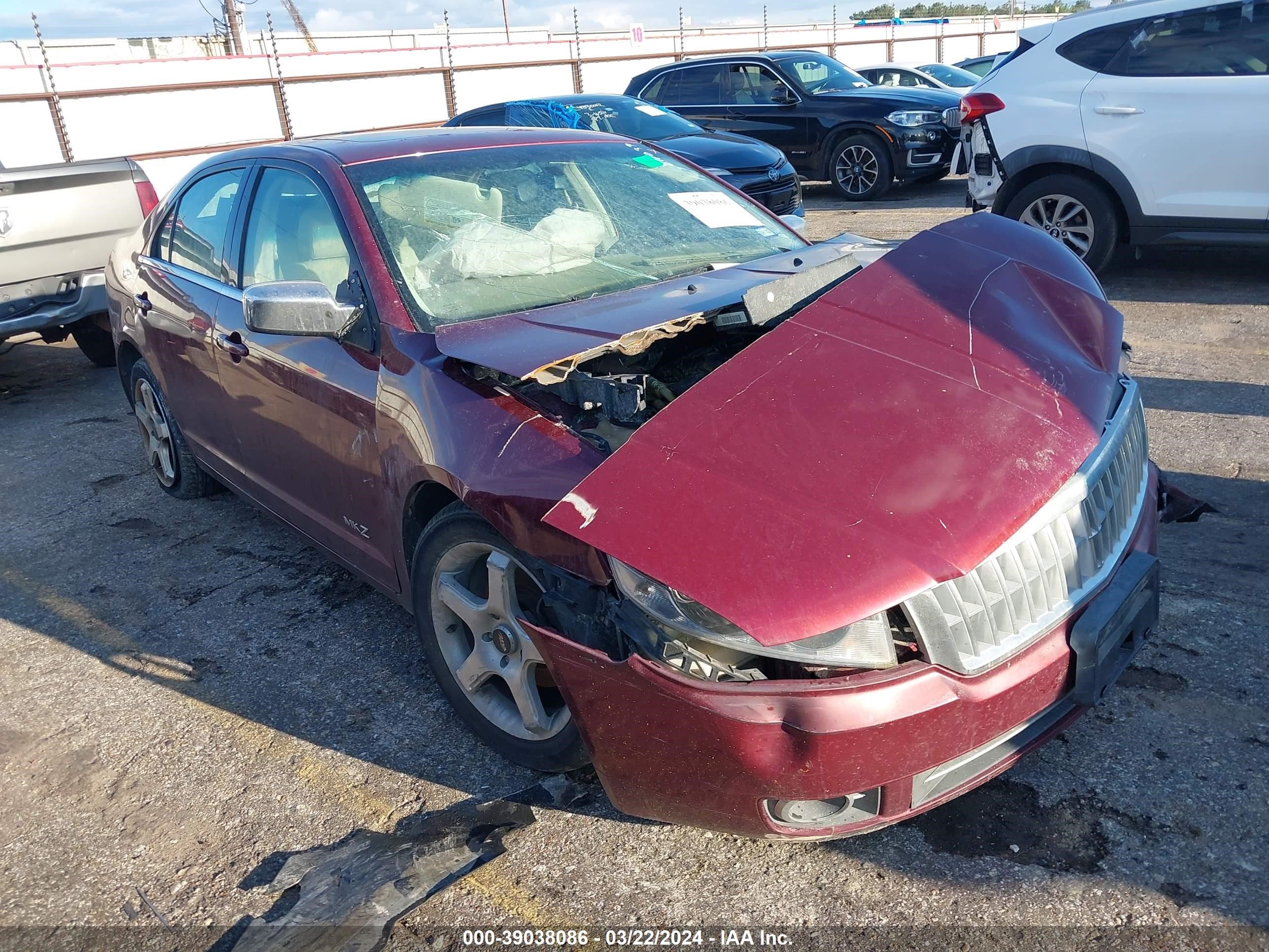 LINCOLN MKZ 2007 3lnhm28t27r631128