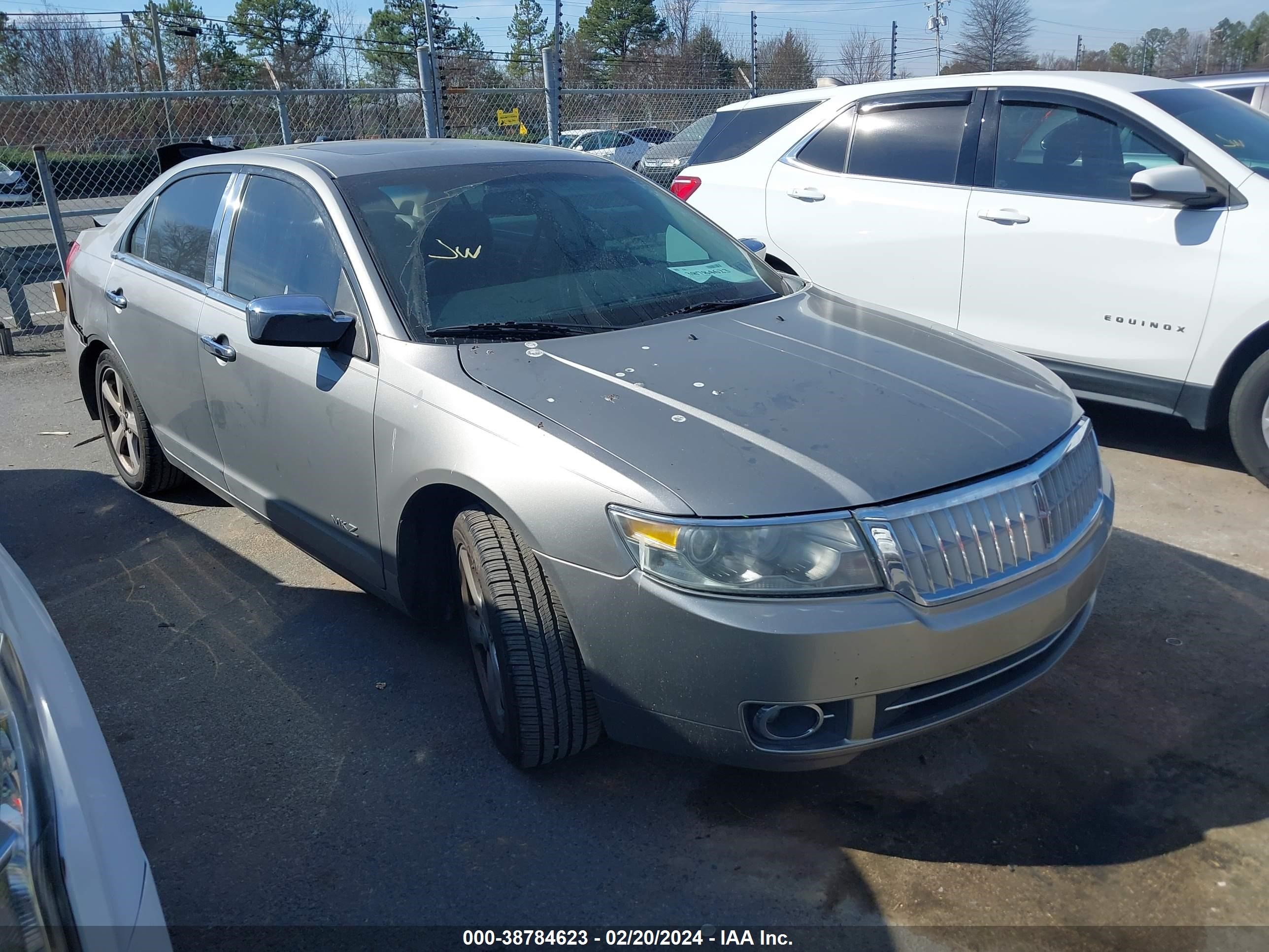 LINCOLN MKZ 2008 3lnhm28t48r661863