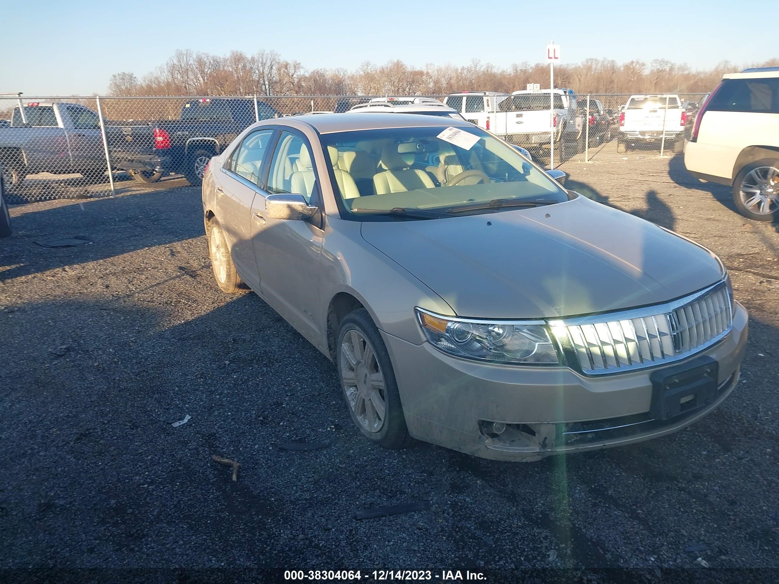 LINCOLN MKZ 2007 3lnhm28t57r625209