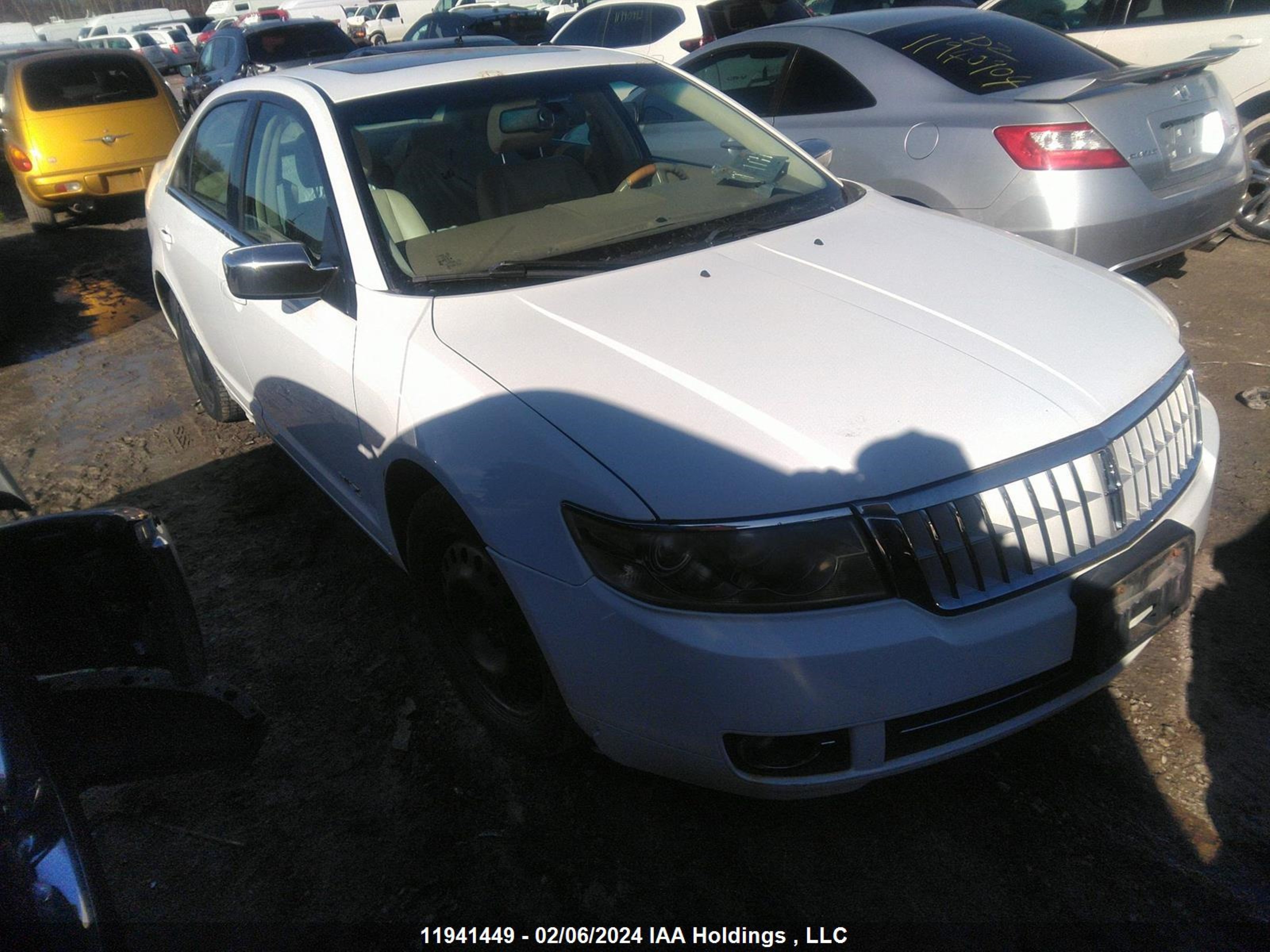 LINCOLN MKZ 2007 3lnhm28t87r615399