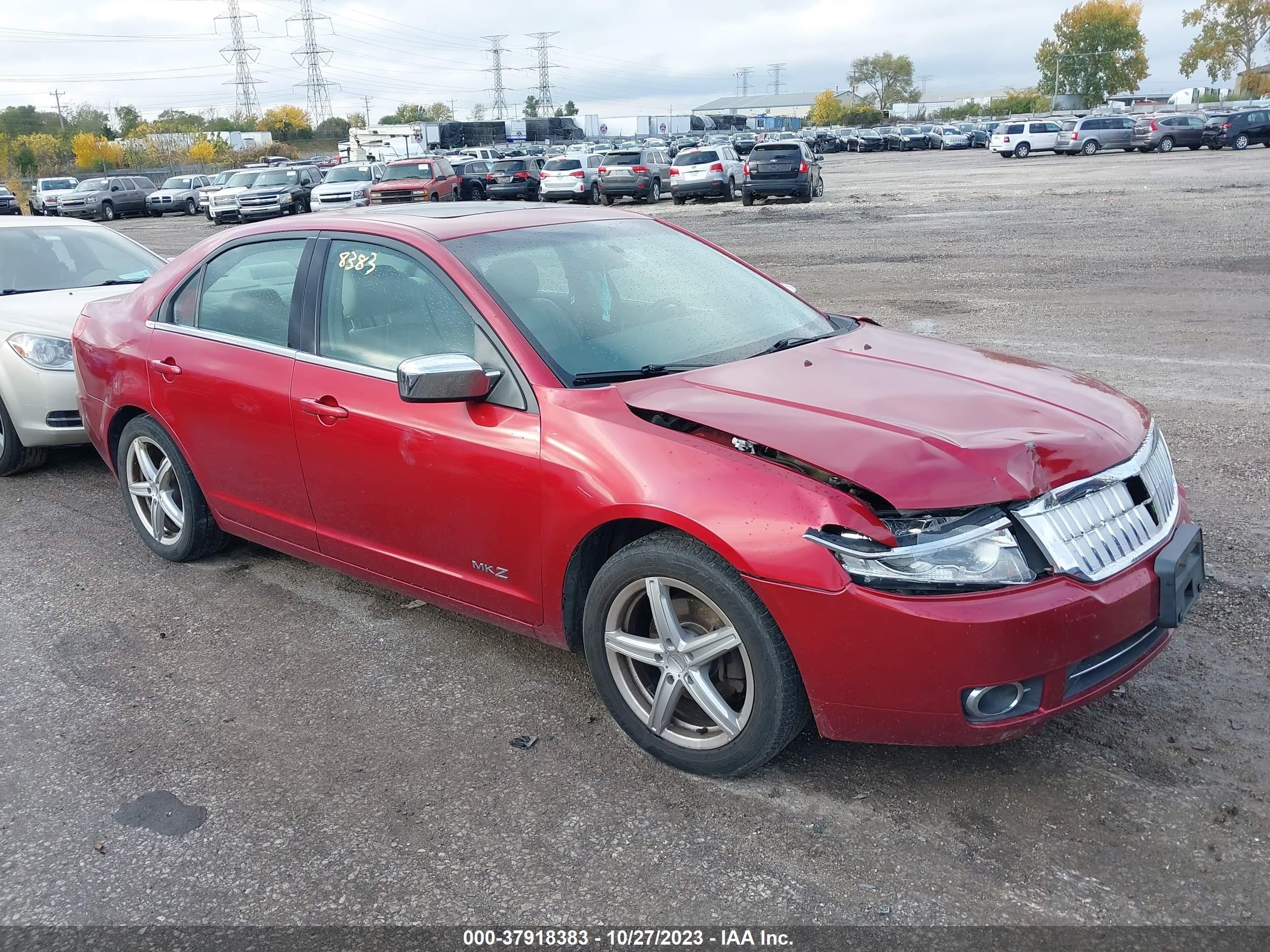 LINCOLN MKZ 2008 3lnhm28t88r627960