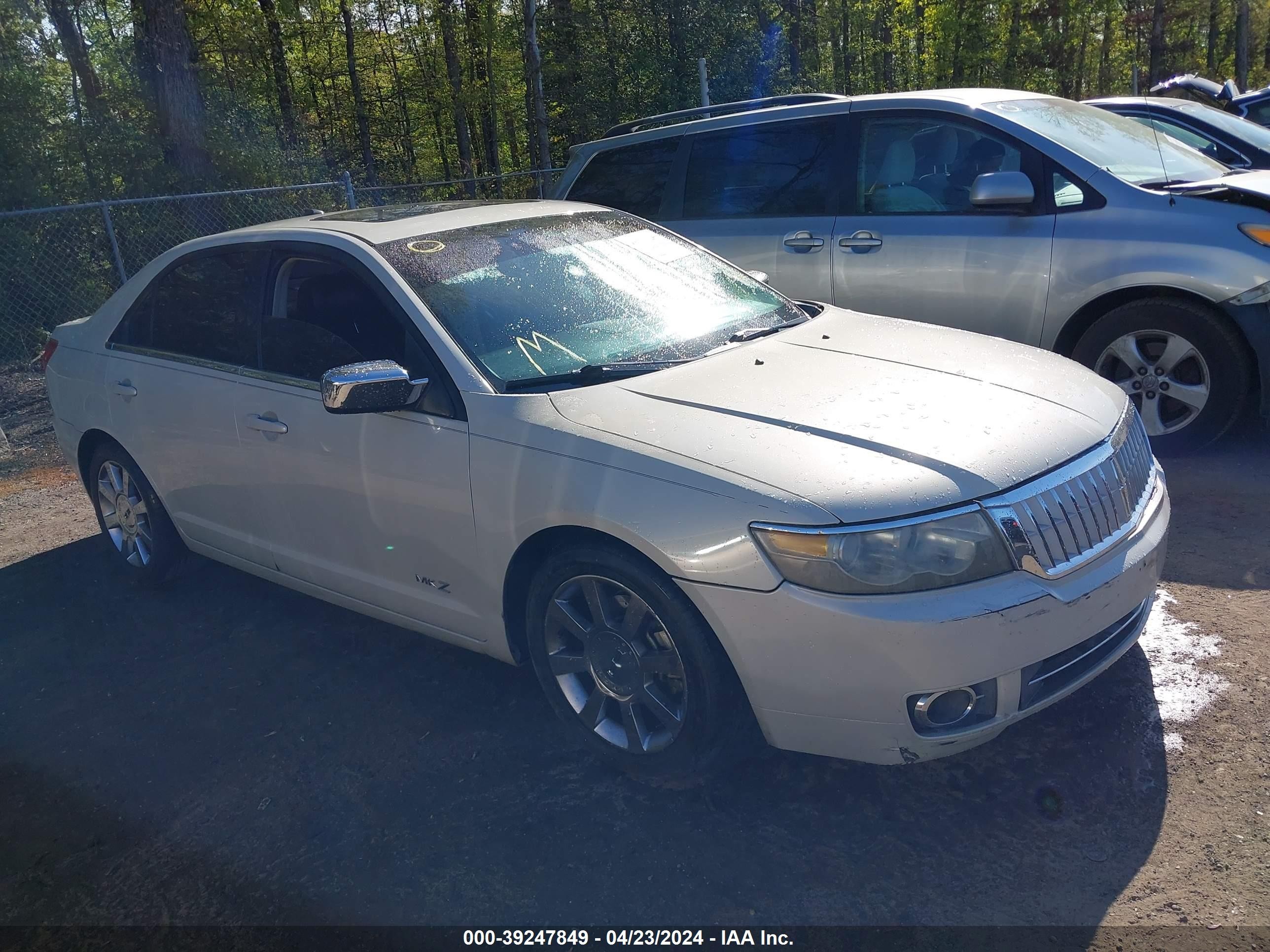 LINCOLN MKZ 2007 3lnhm28tx7r611659