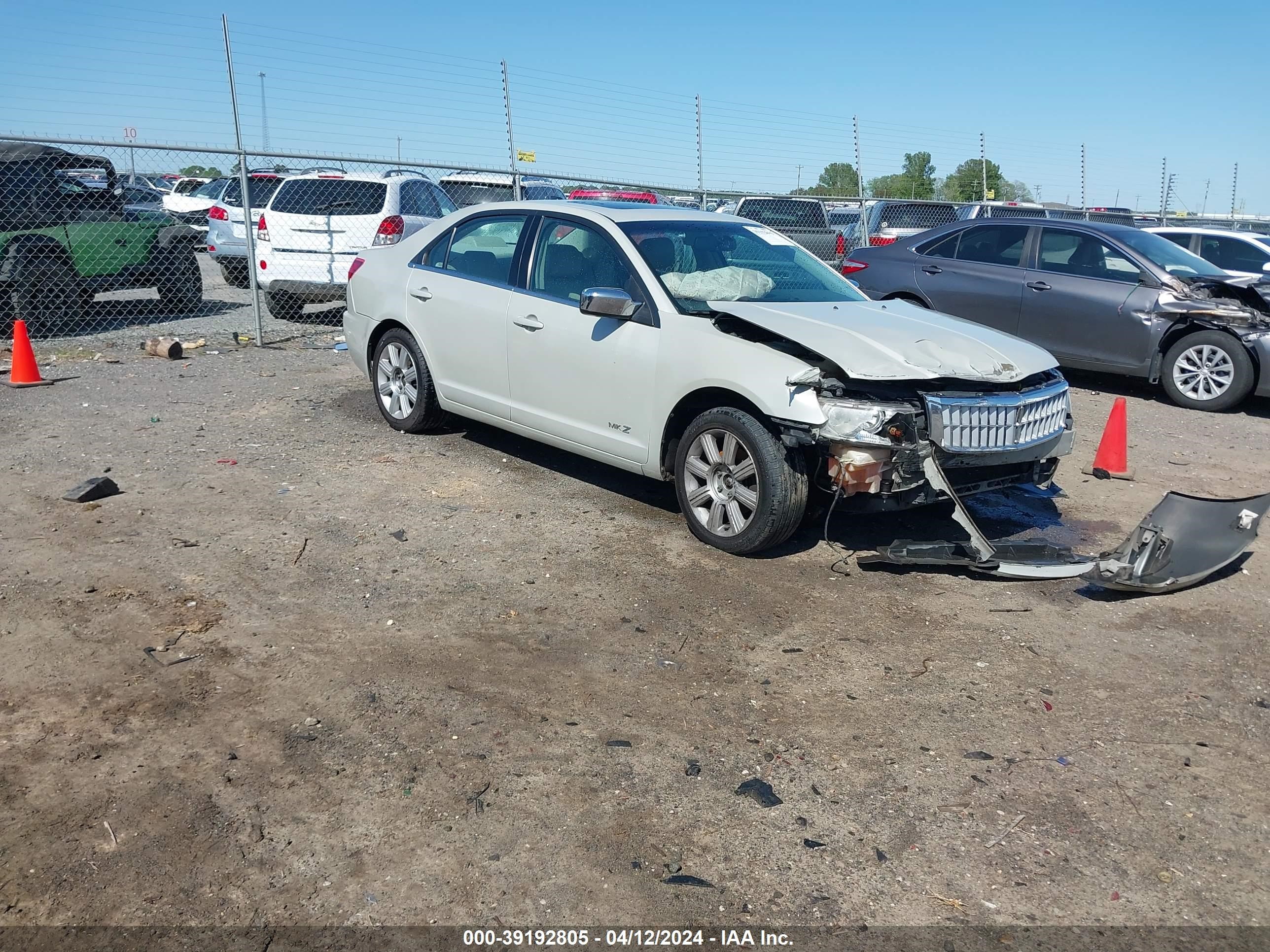 LINCOLN MKZ 2007 3lnhm28tx7r631474